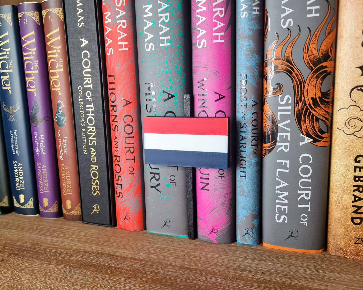 Bookshelf Peekout Sign - Flags