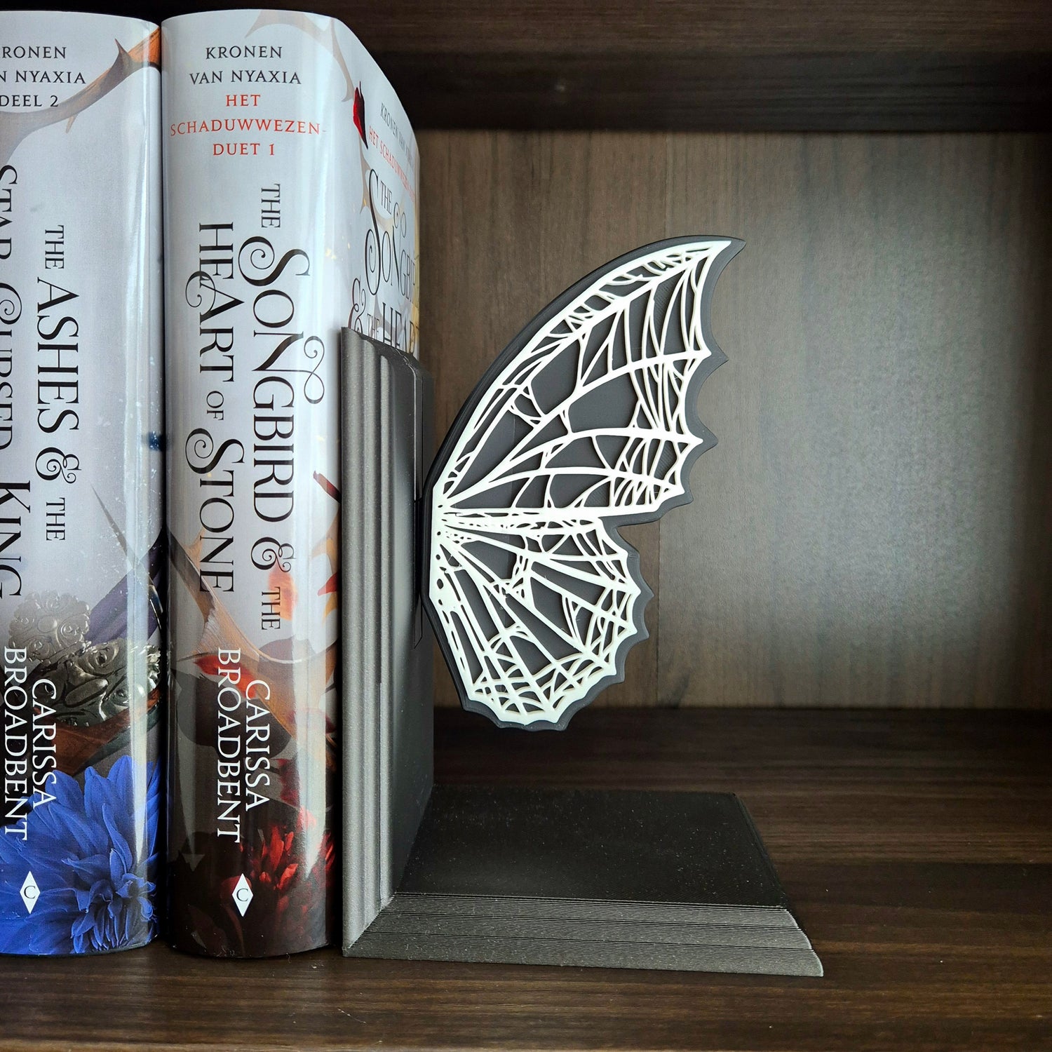 Bookends - Spiderweb Butterfly Wings