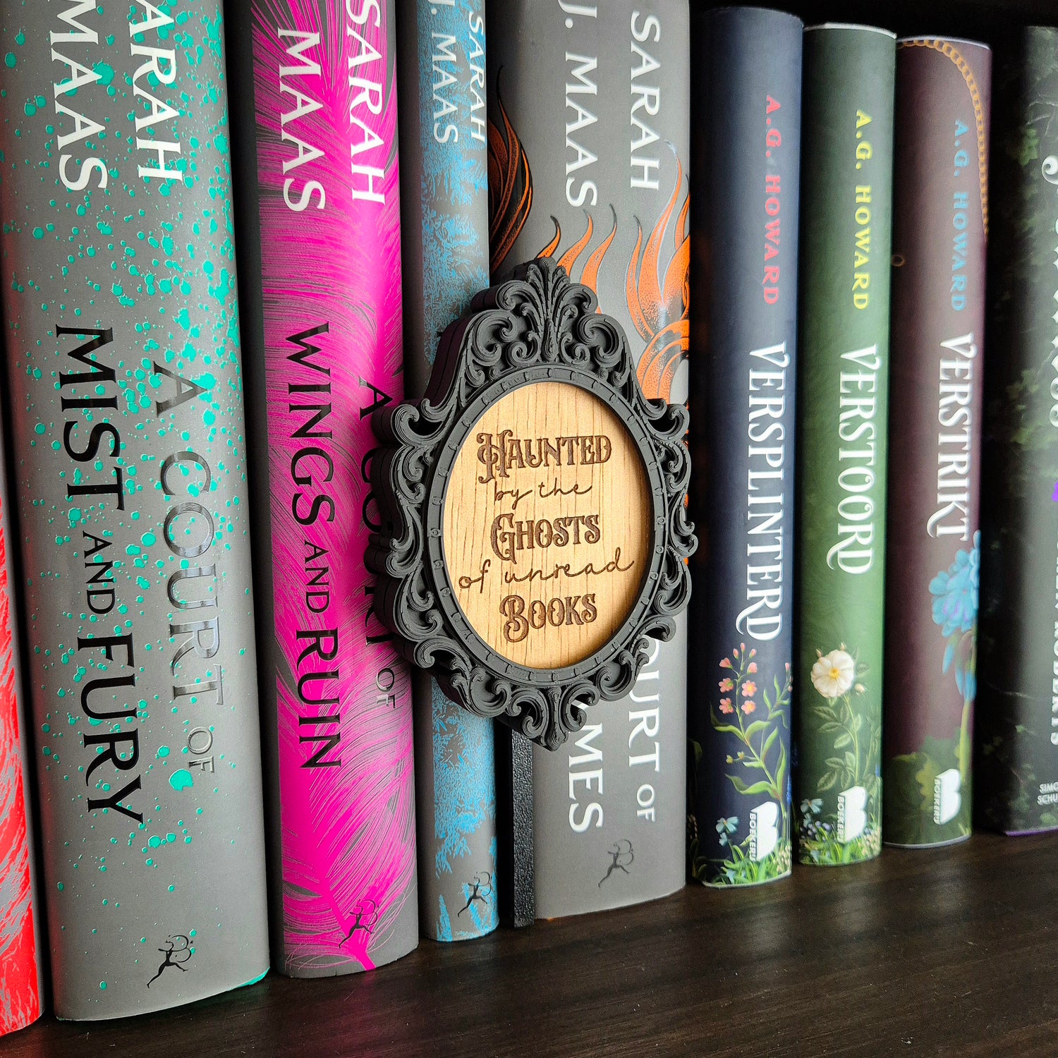 Wooden Peekout Sign - Haunted by