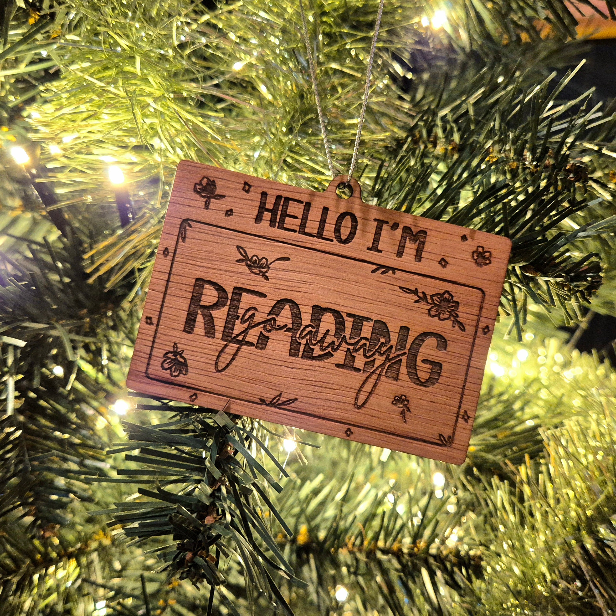 Bookish Ornament - I&