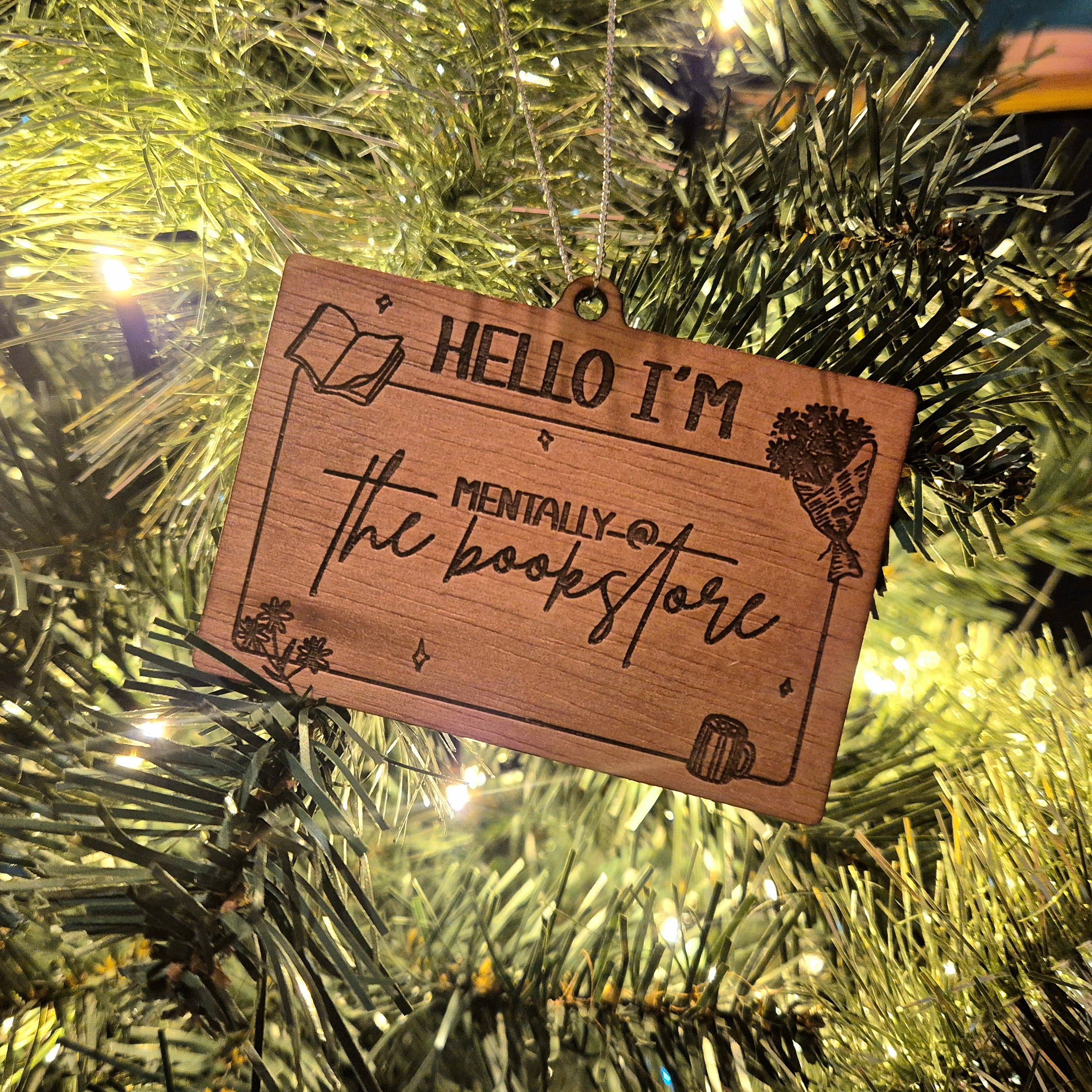 Bookish Ornament - The Bookstore