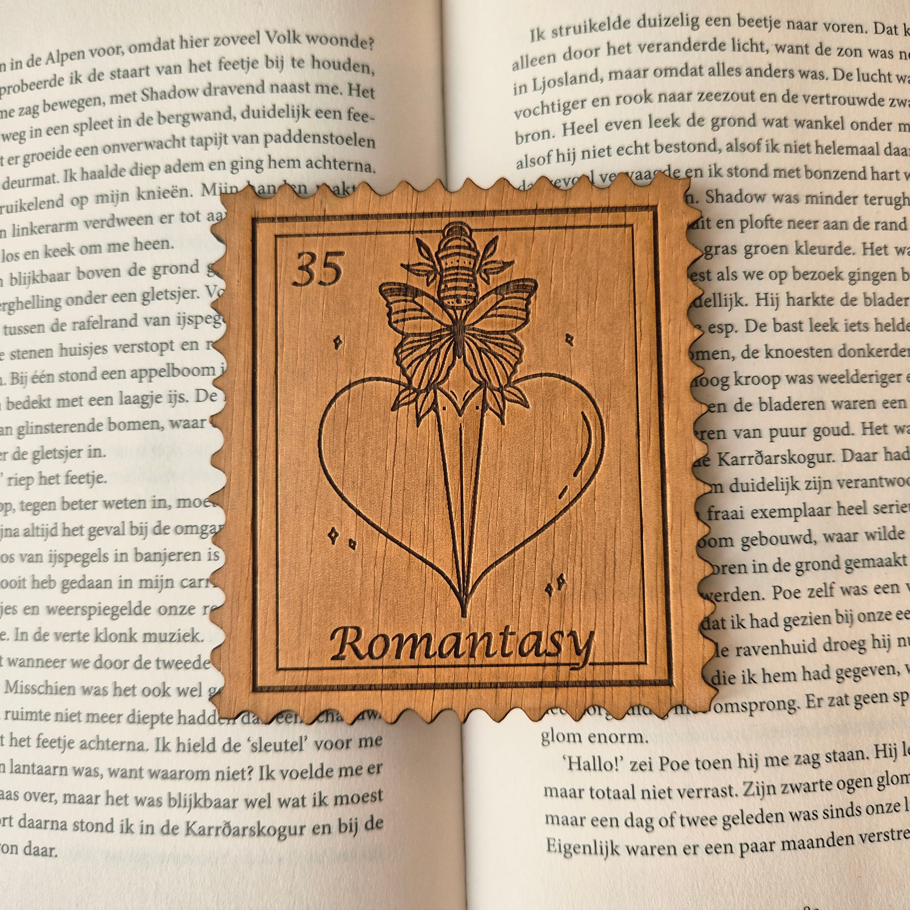 Bookish Stamp Coaster - Romantasy