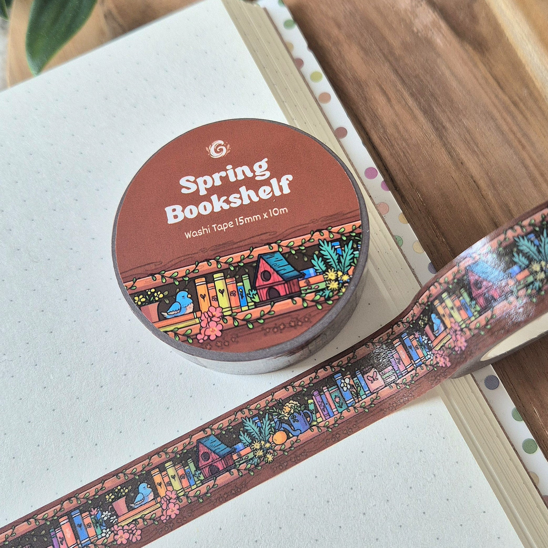 Washi Tape - Spring Bookshelf