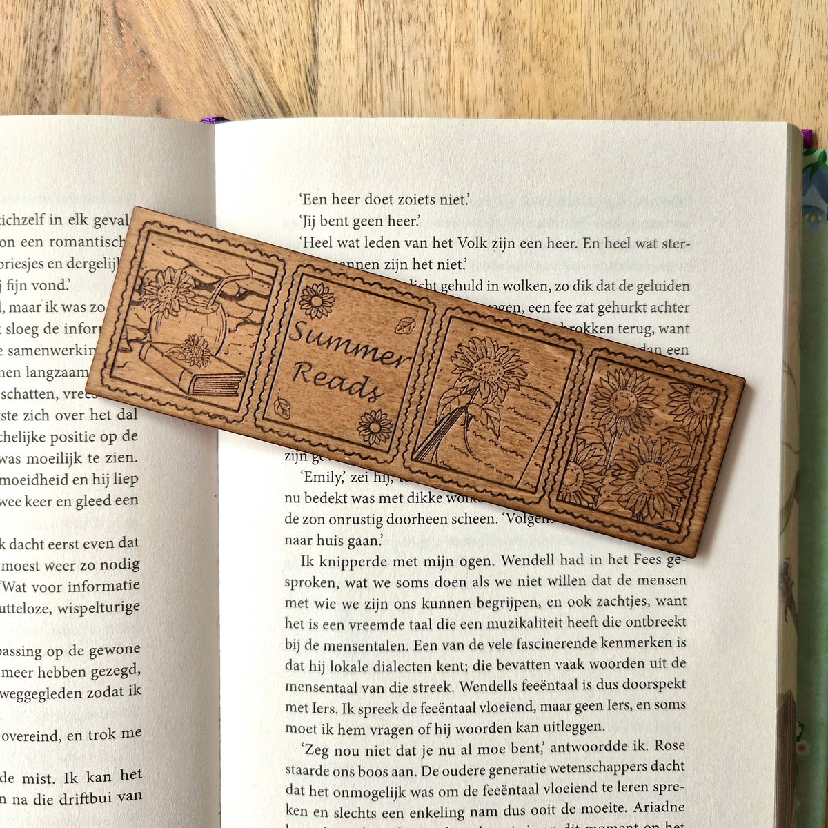 Houten Boekenlegger - Summer Reads