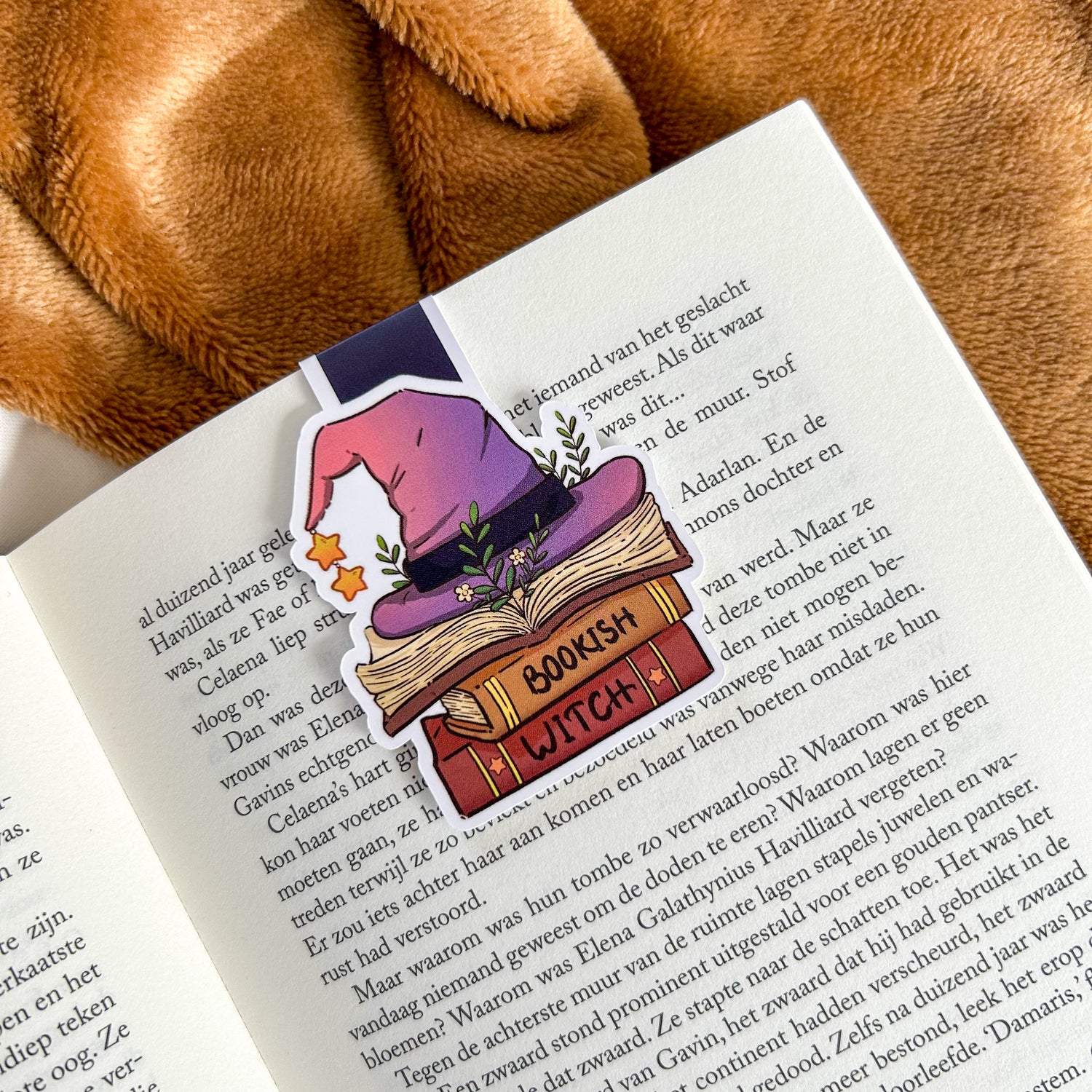 Magnetic bookmark - Bookish Witch