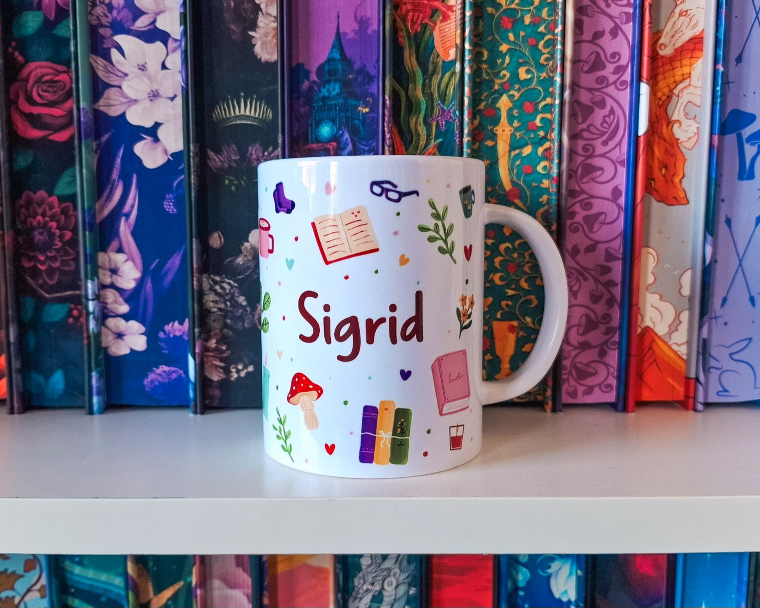 Bookish mug - personalizable