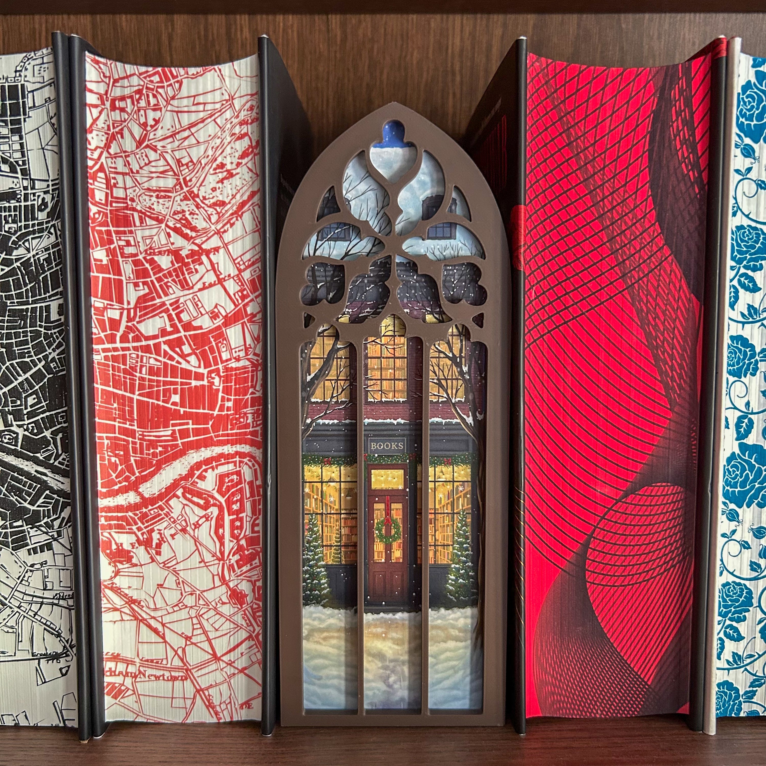 Booknook Boekenlegger - Winter Bookshop