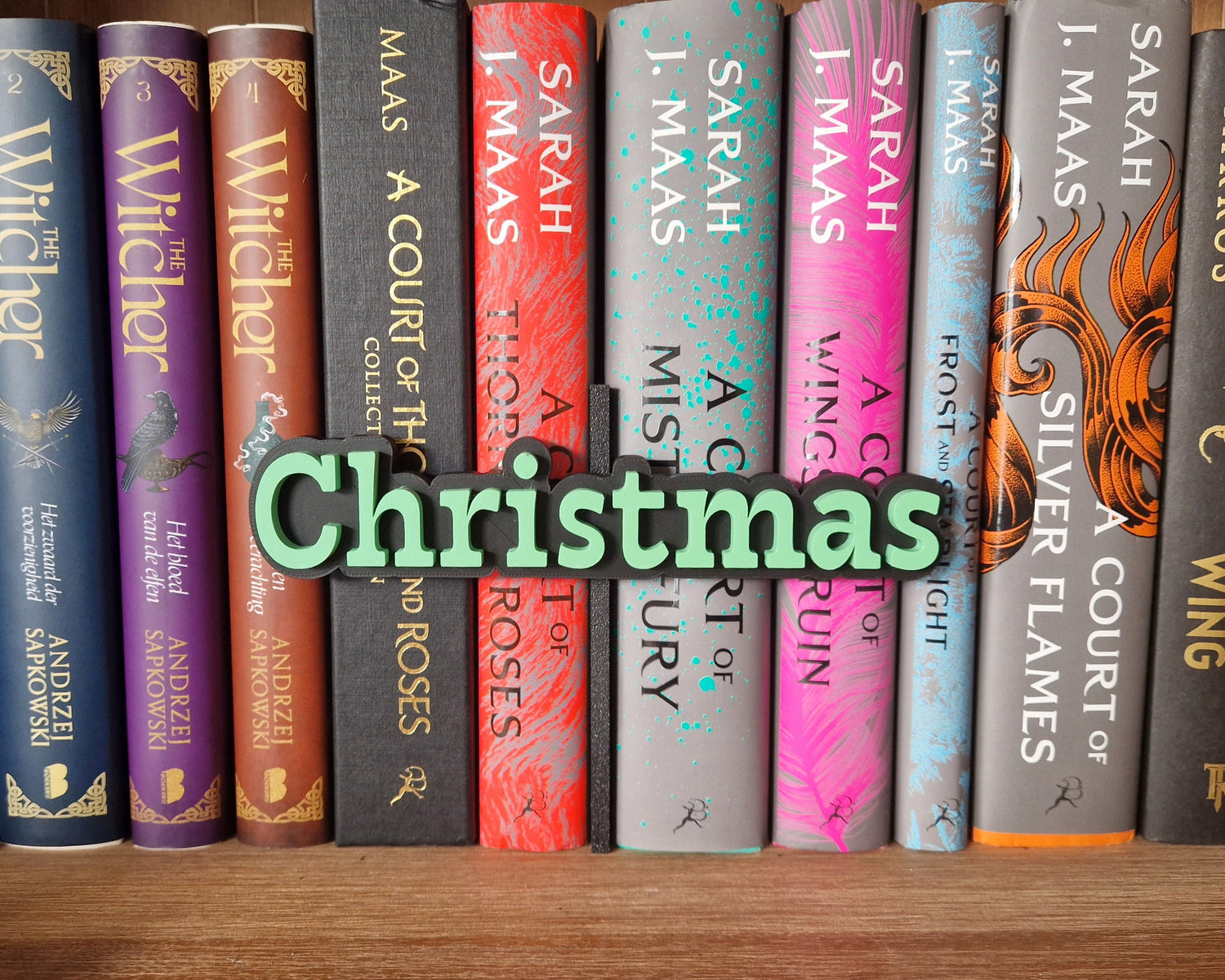 Bookshelf Peekout Sign - Christmas