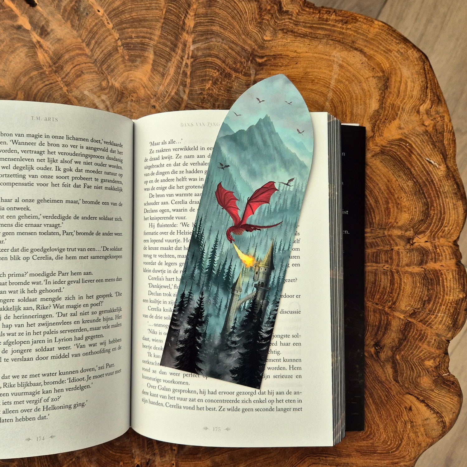 Booknook bookmark - Dragon Attack