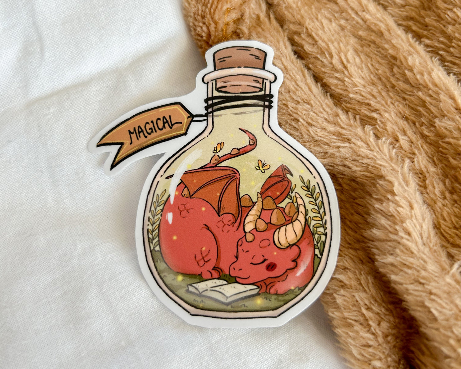 Bookish Sticker - Dragon Potion