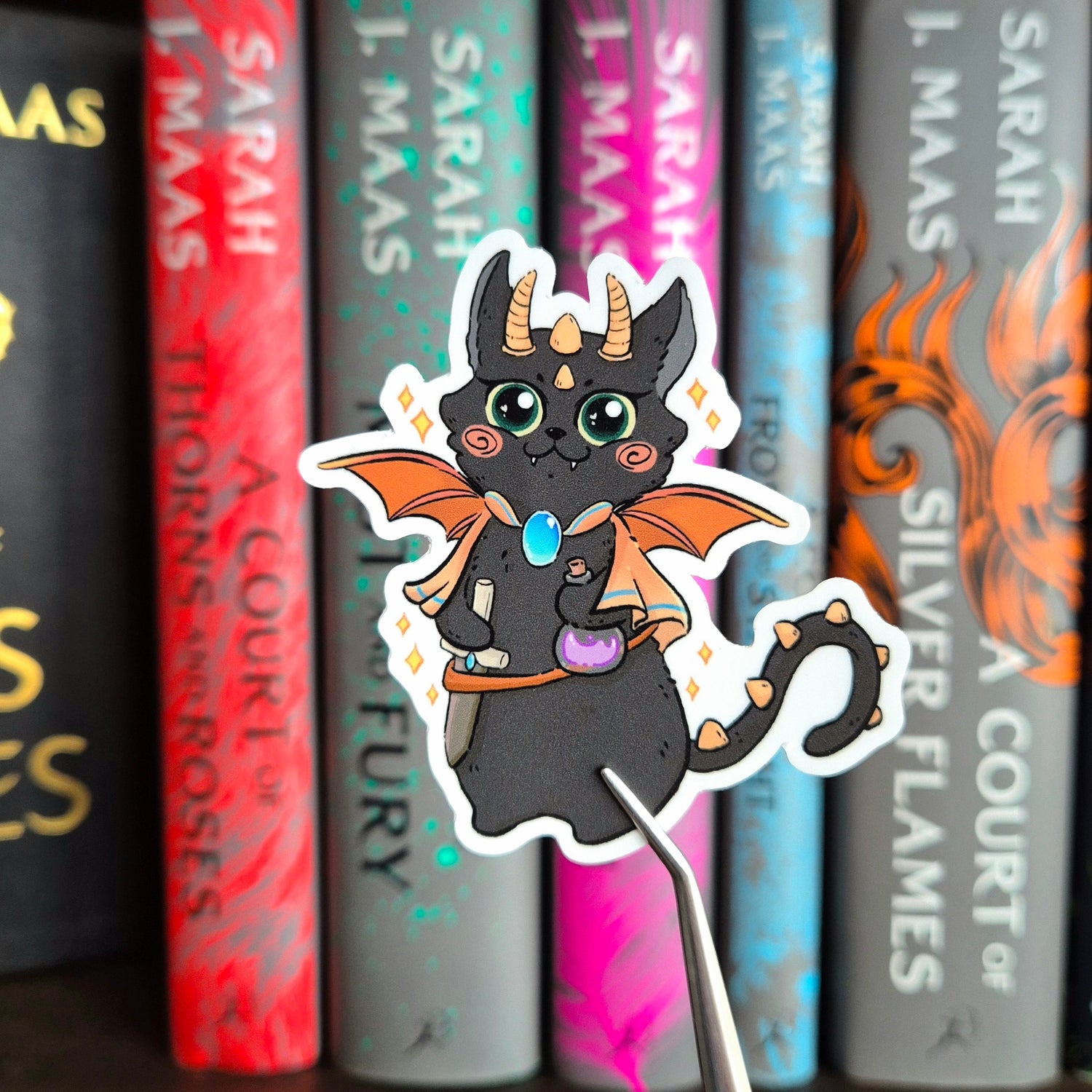 Bookish Sticker - Dracat