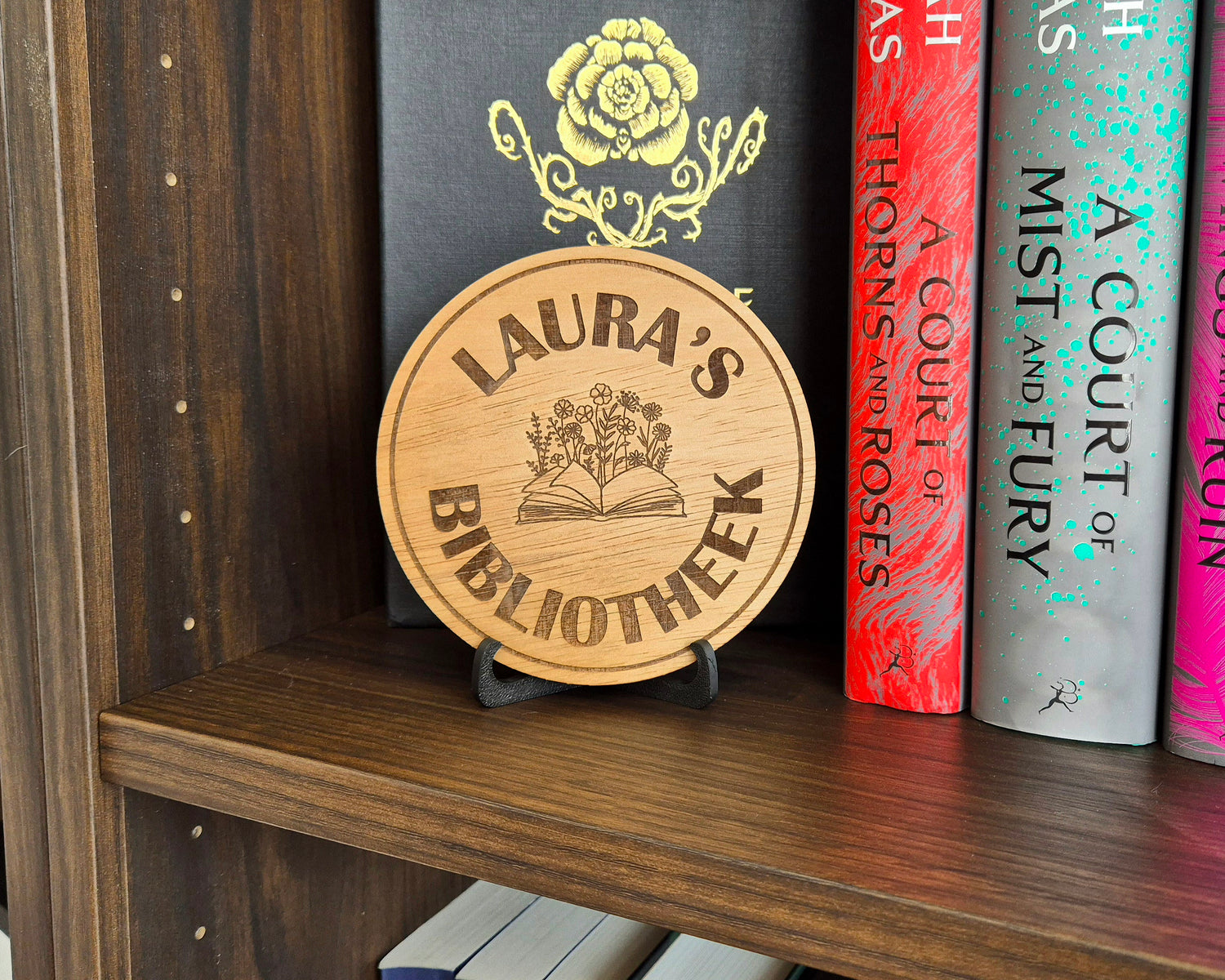 Personalizable Library Sign - Dutch