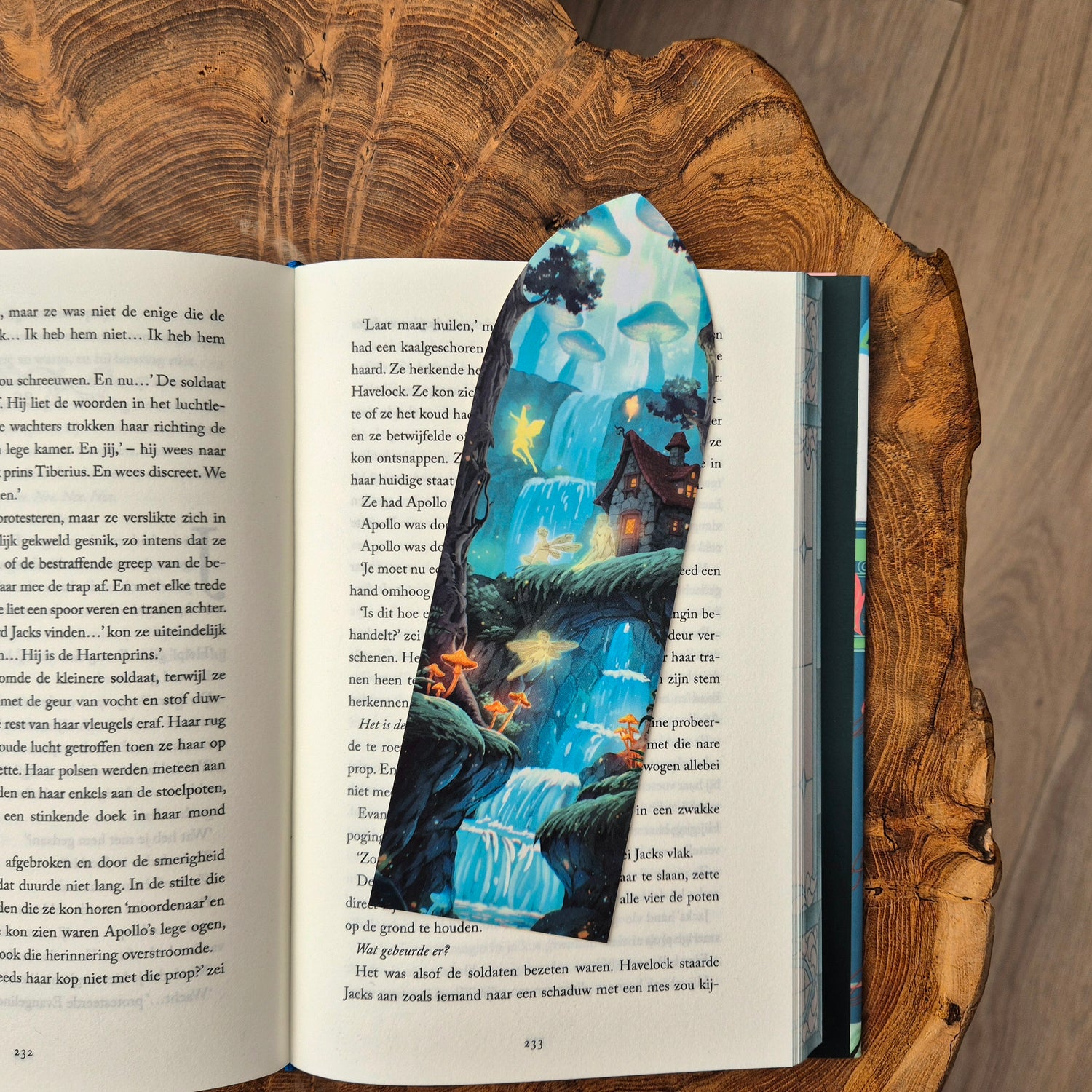 Booknook bookmark - Fairy Village