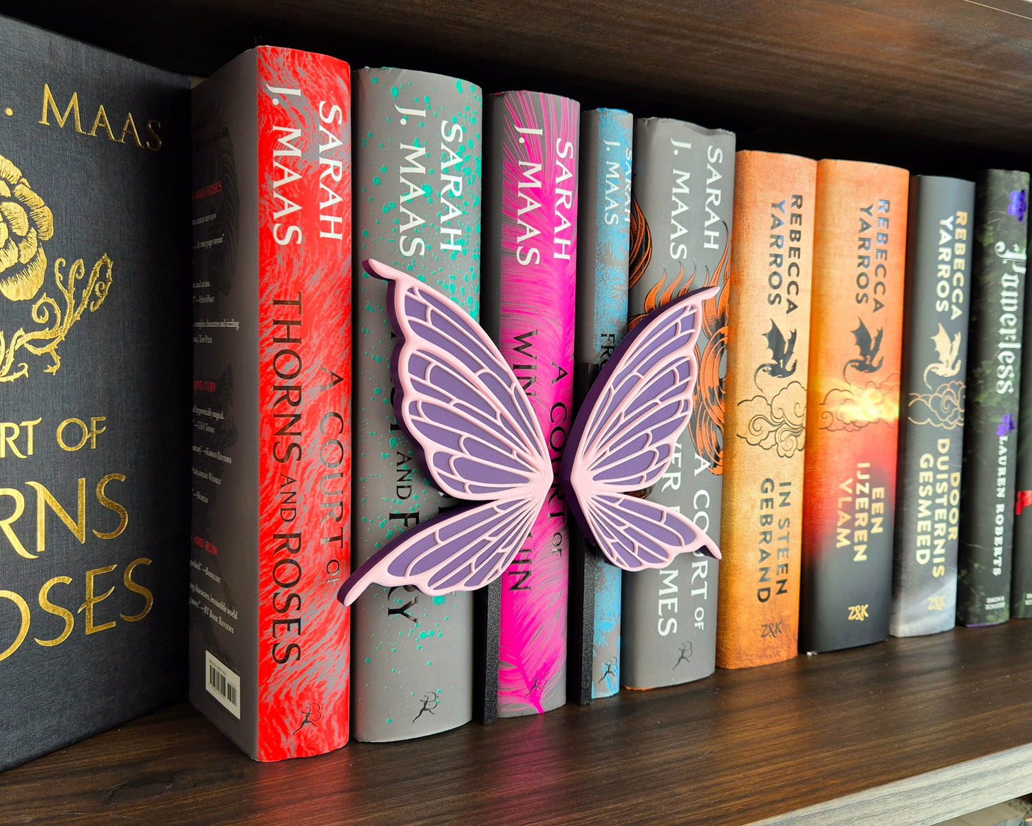 Bookshelf Peekout Sign - Fairy wings