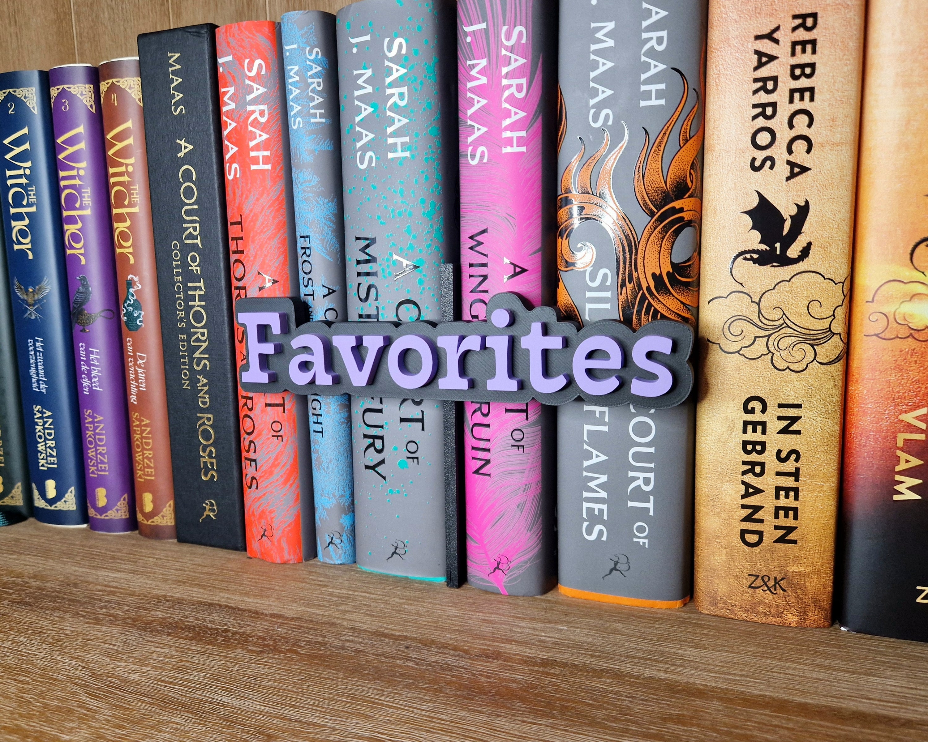 Boekenplank Peekout Bordje - Favorites