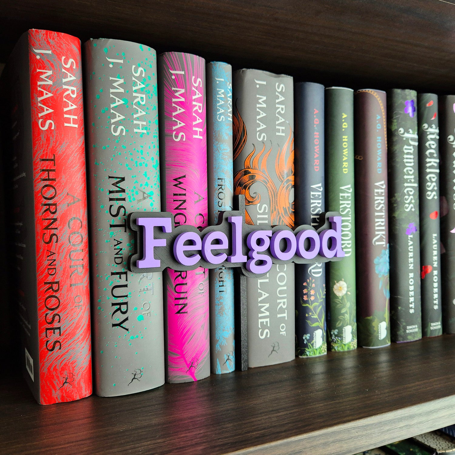 Bookshelf Peekout Sign - Feelgood