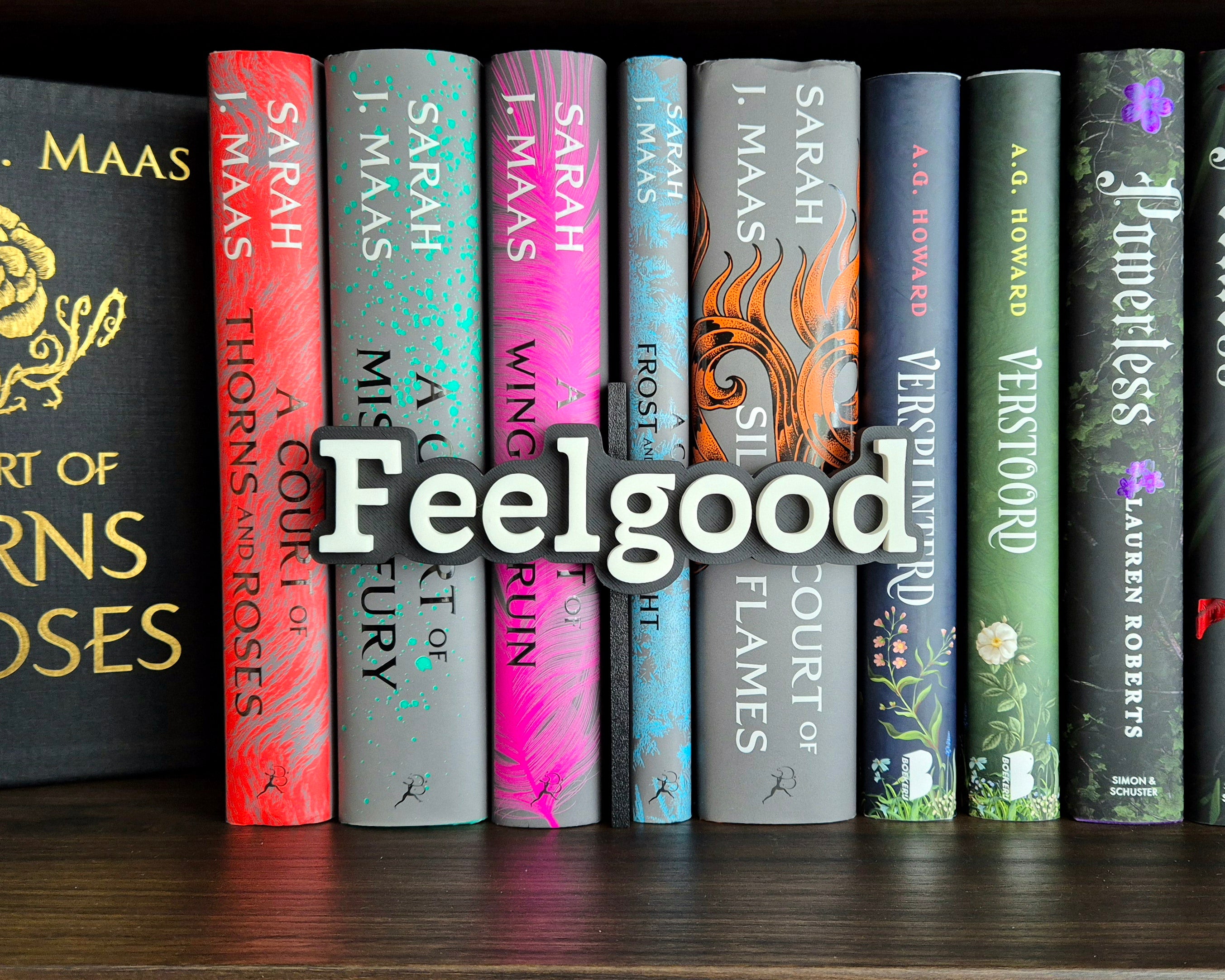 Bookshelf Peekout Sign - Feelgood