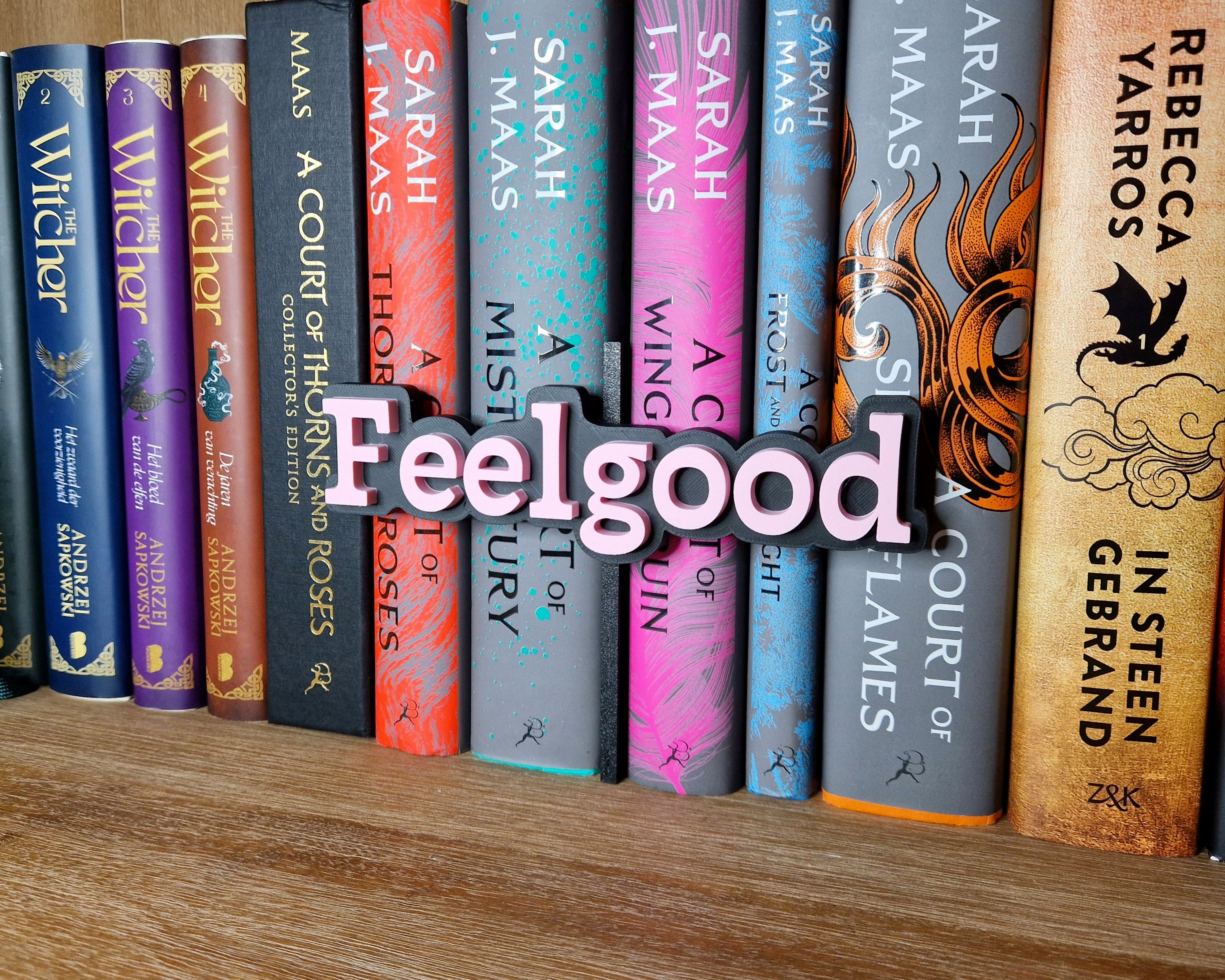 Bookshelf Peekout Sign - Feelgood
