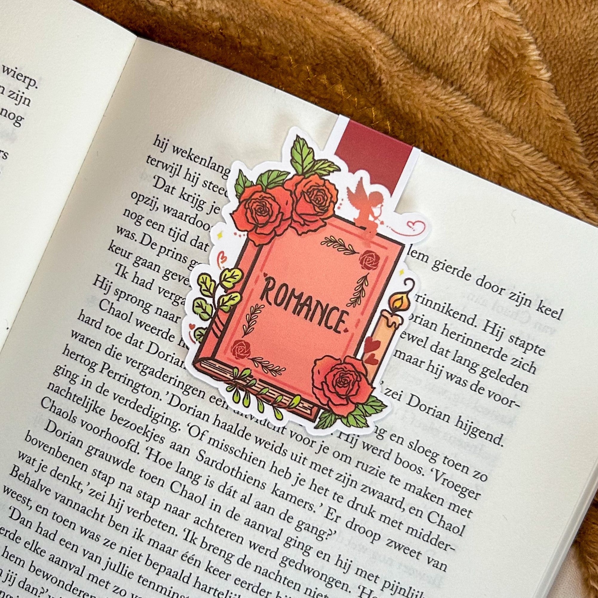 Magnetic bookmark - Romance