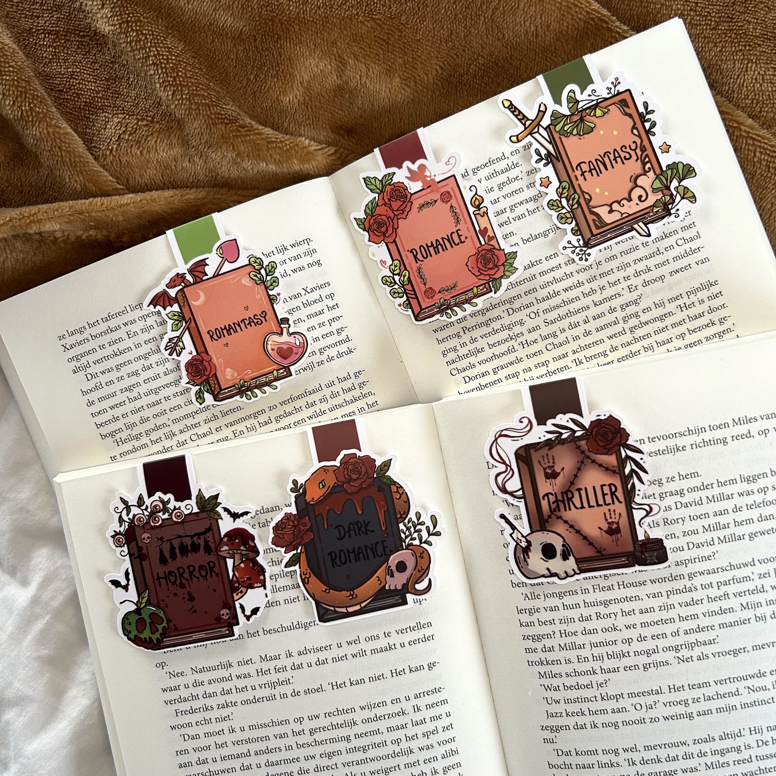 Magnetic bookmark - Thriller
