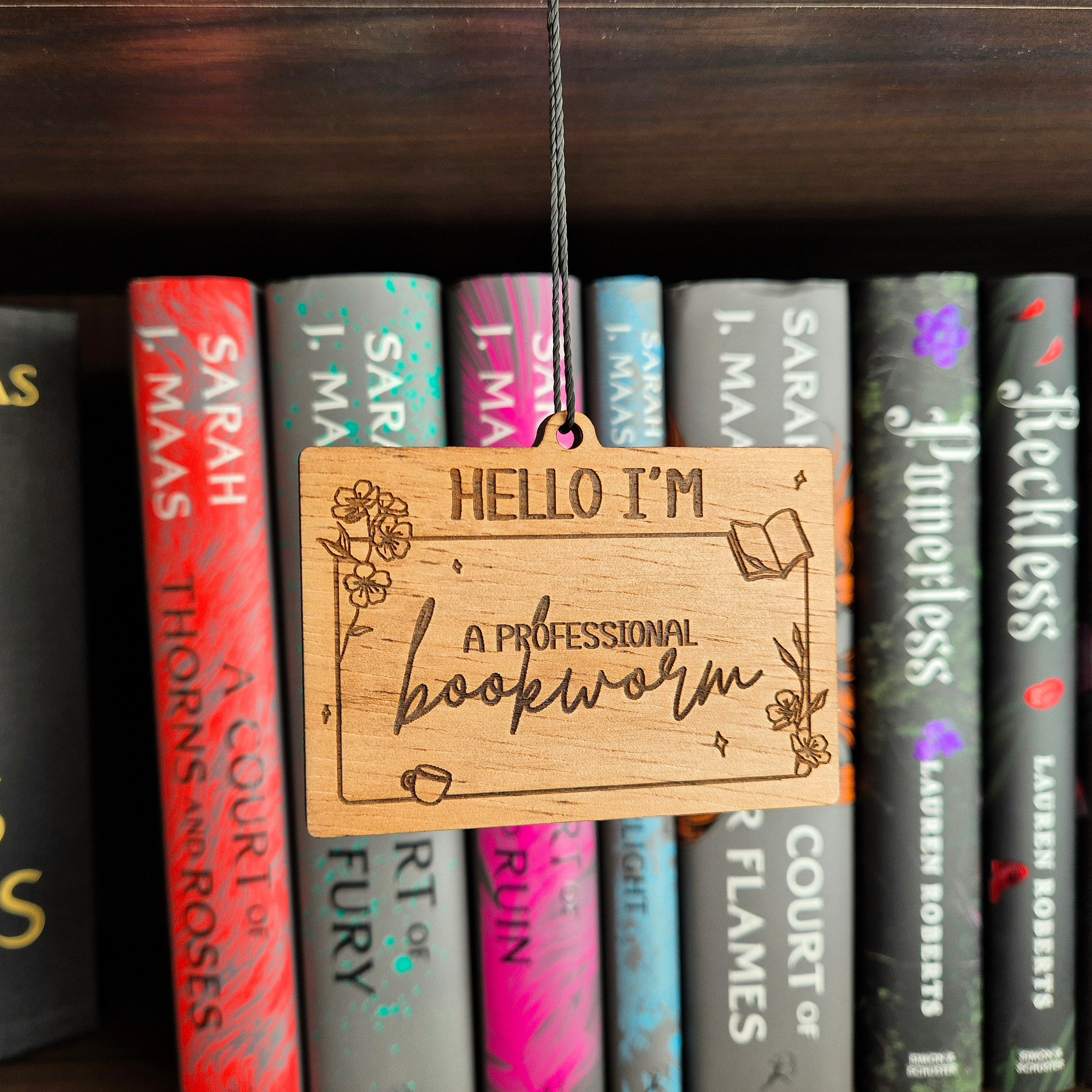 Bookish Ornament - Professional Bookworm