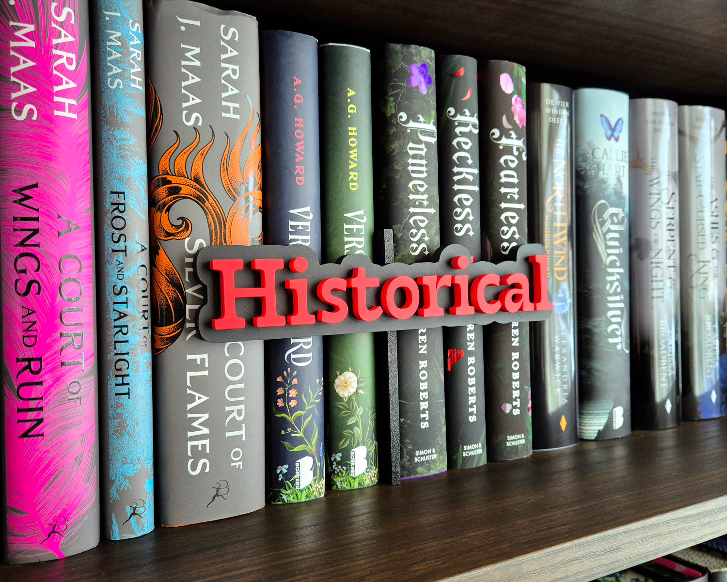 Bookshelf Peekout Sign - Historical