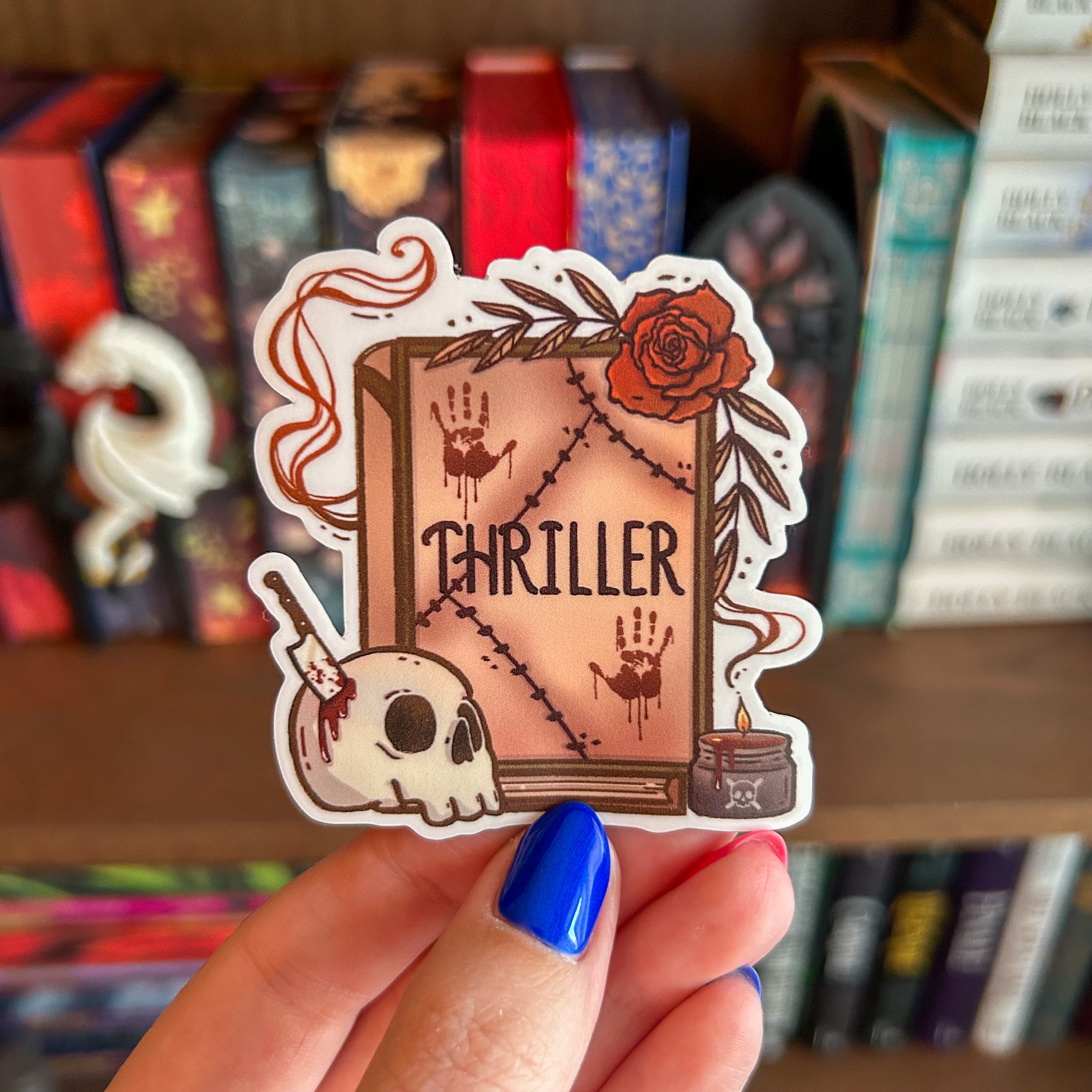 Bookish Sticker - Thriller