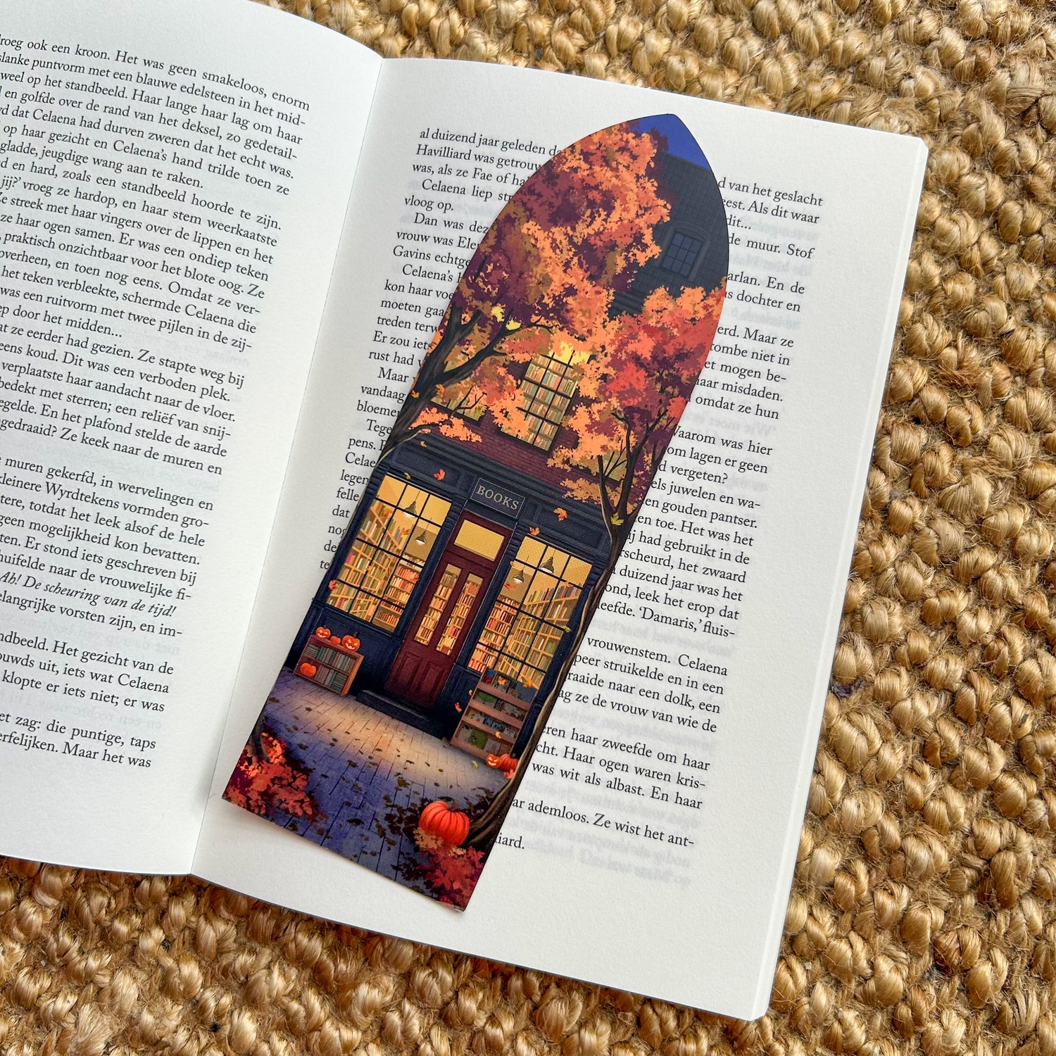 Booknook bookmark - Autumn Bookshop
