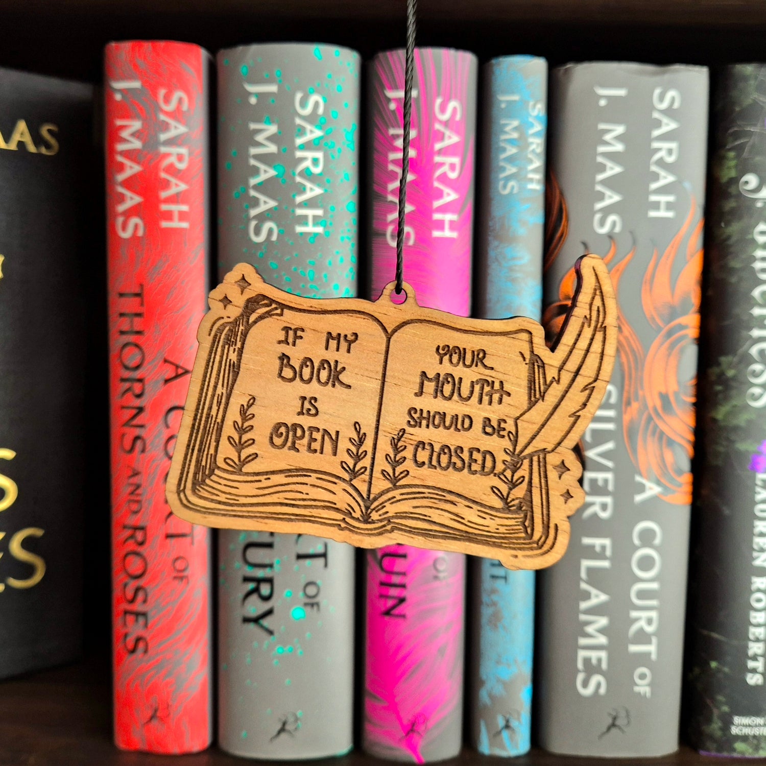 Bookish Ornament - If my book is open