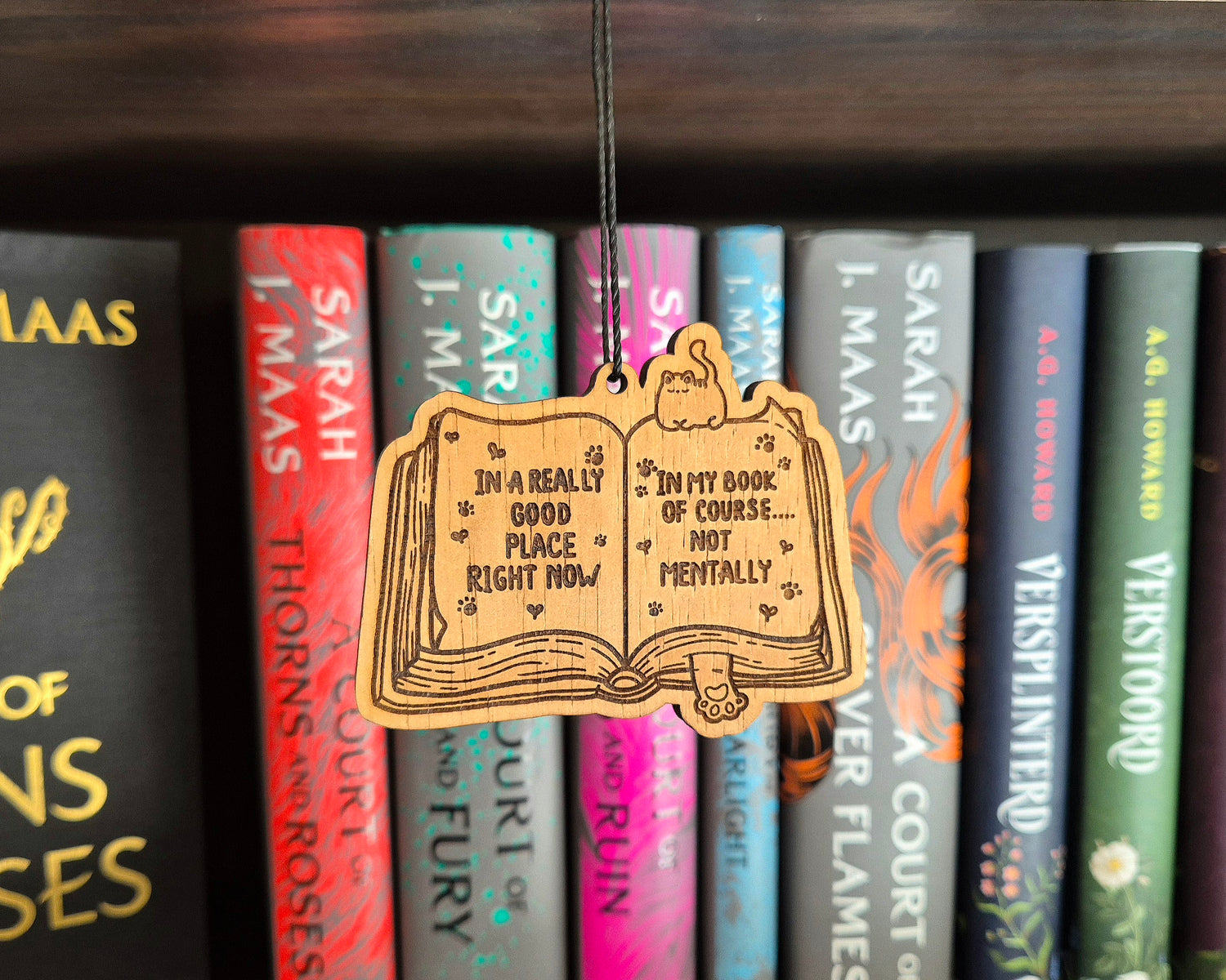 Bookish Ornament - In a really good place