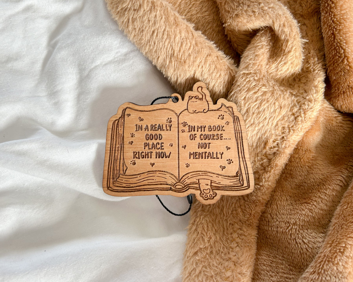 Bookish Ornament - In a really good place