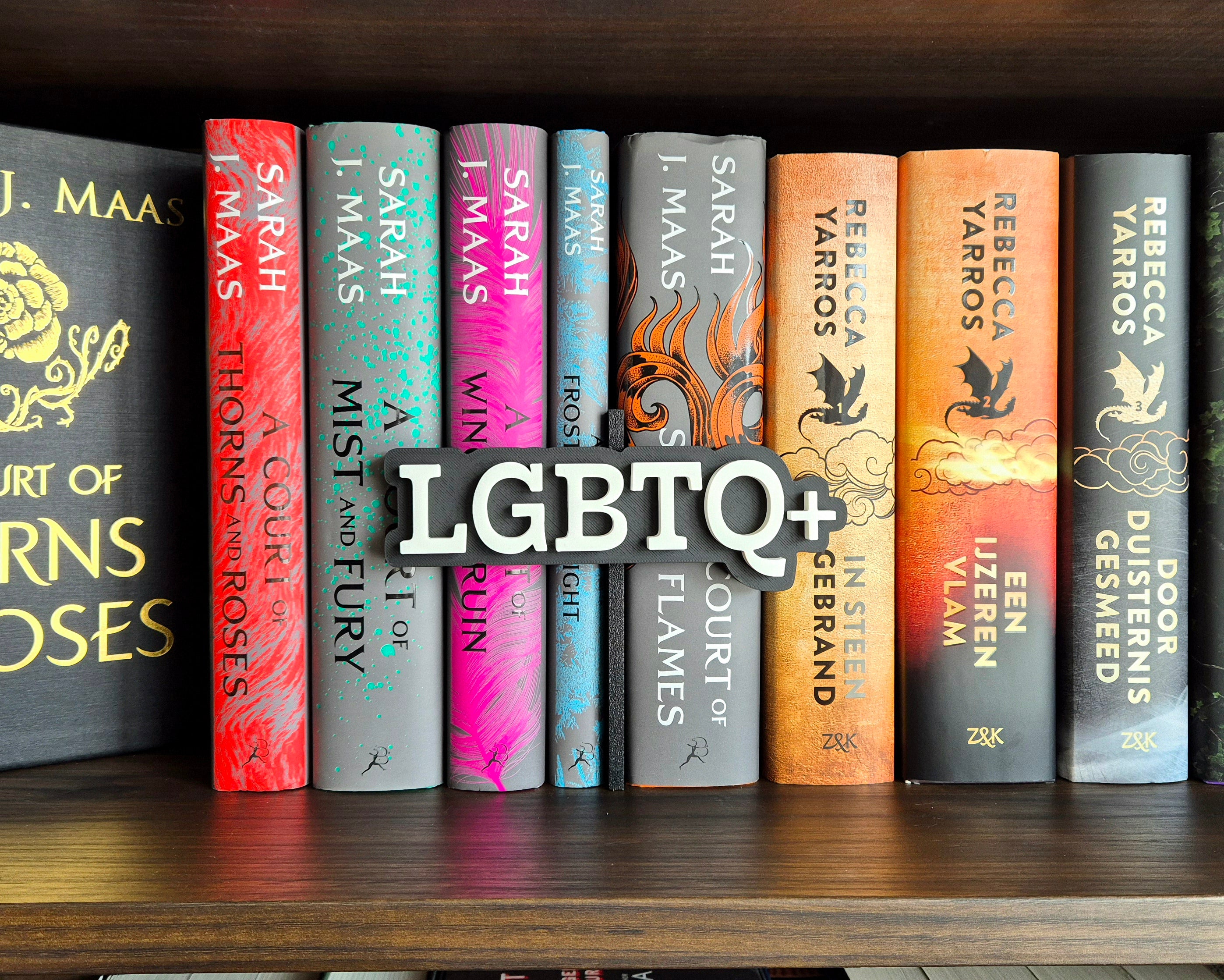 Bookshelf Peekout Sign - LGBTQ+