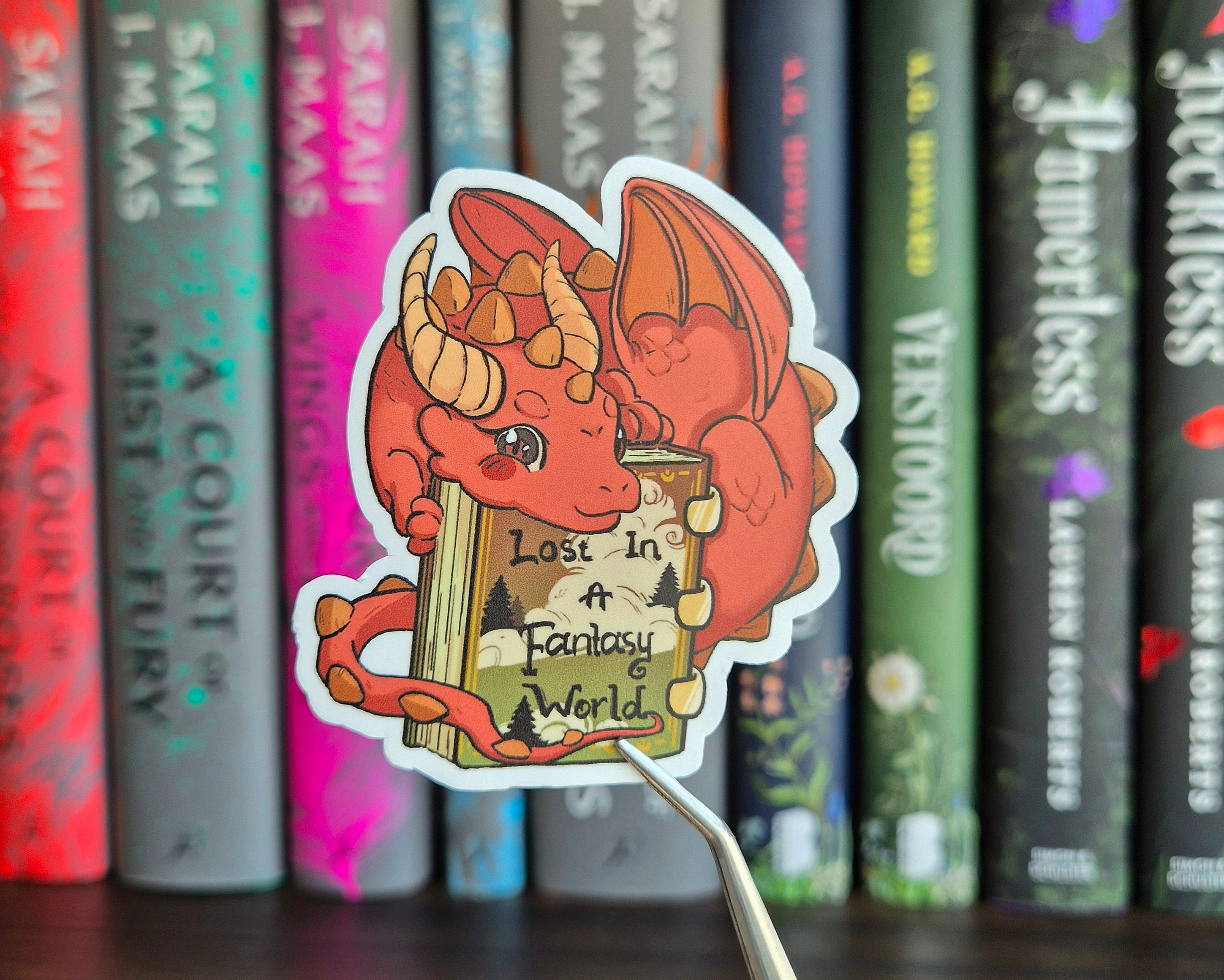 Bookish Sticker - Lost in a Fantasy world