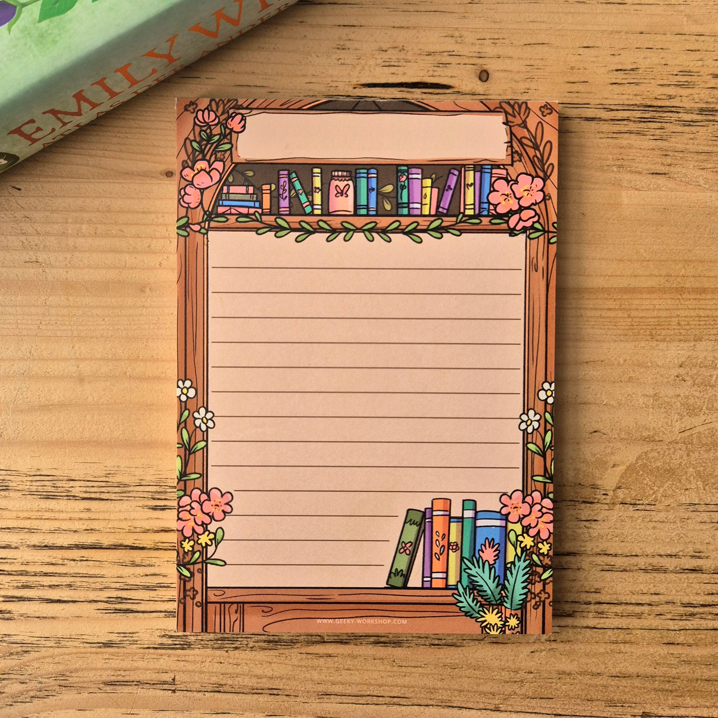Notepad - Spring Bookcase