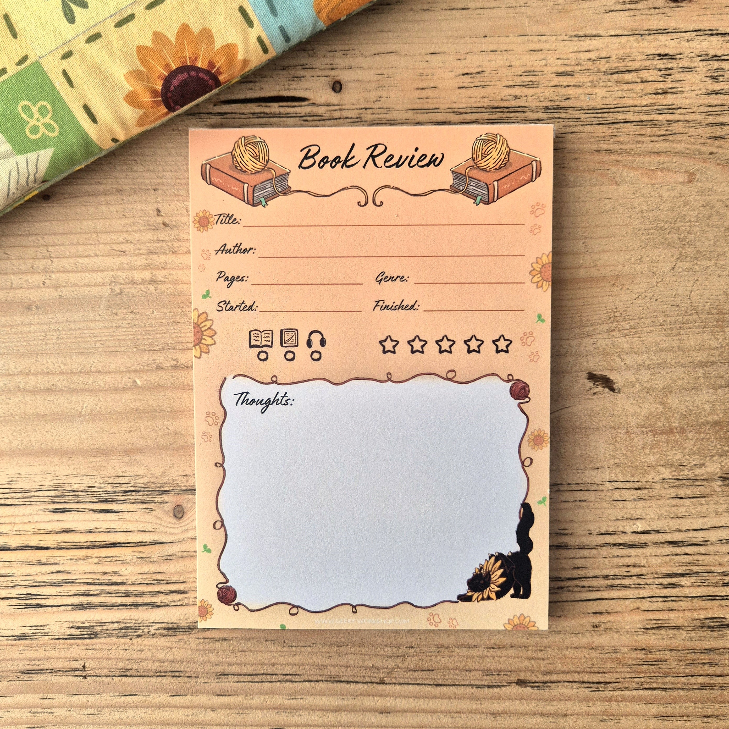Notitieblok - Zonnebloem Book Review