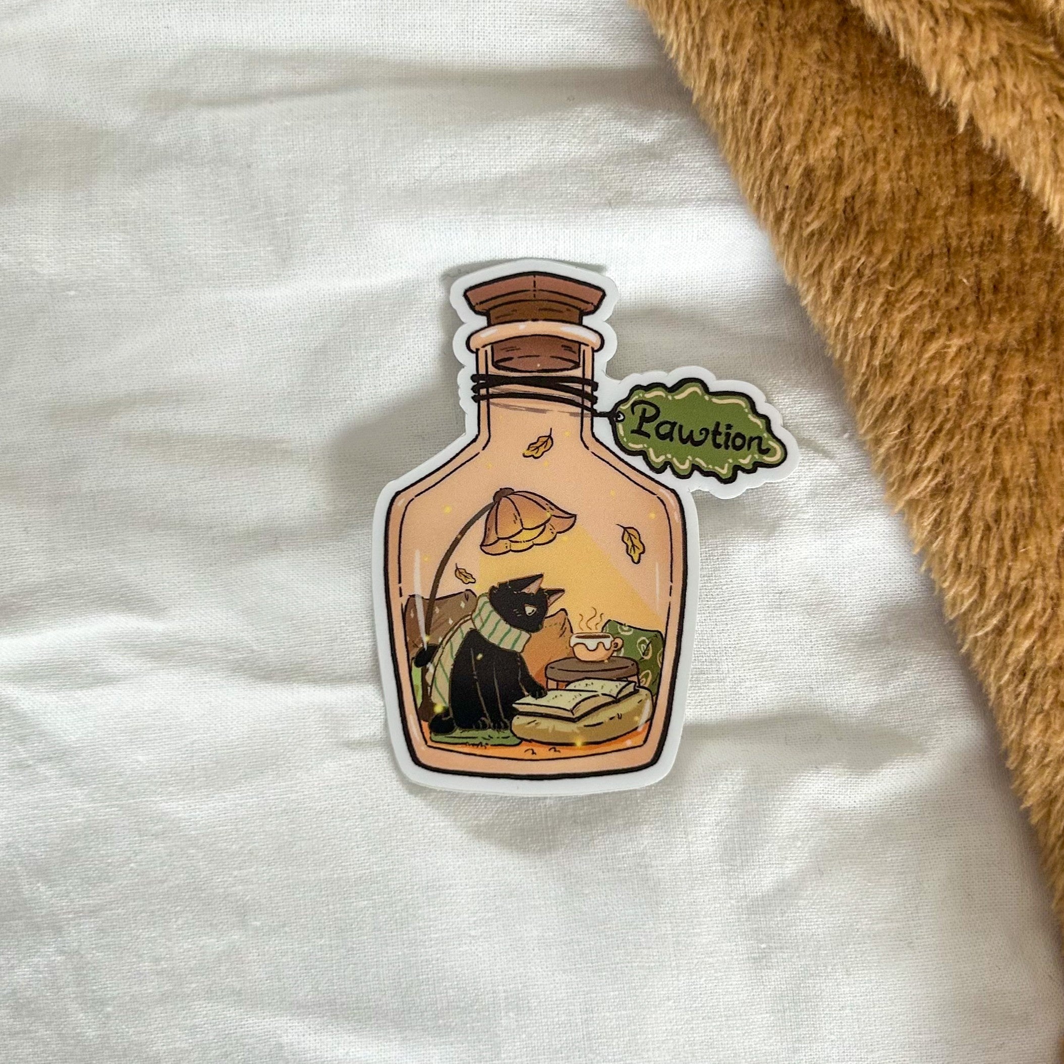 Bookish Sticker - Pawtion