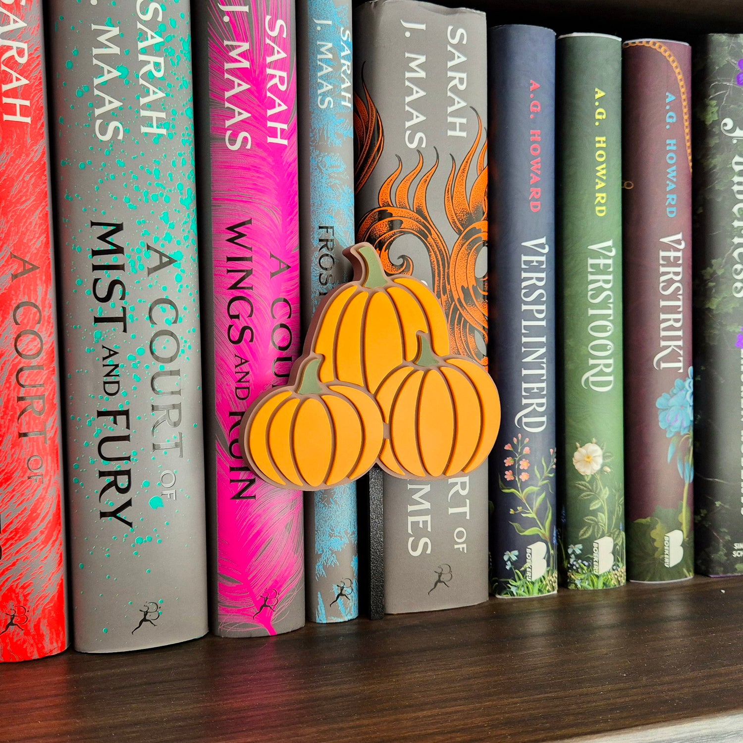 Bookshelf Peekout Sign - Pumpkins