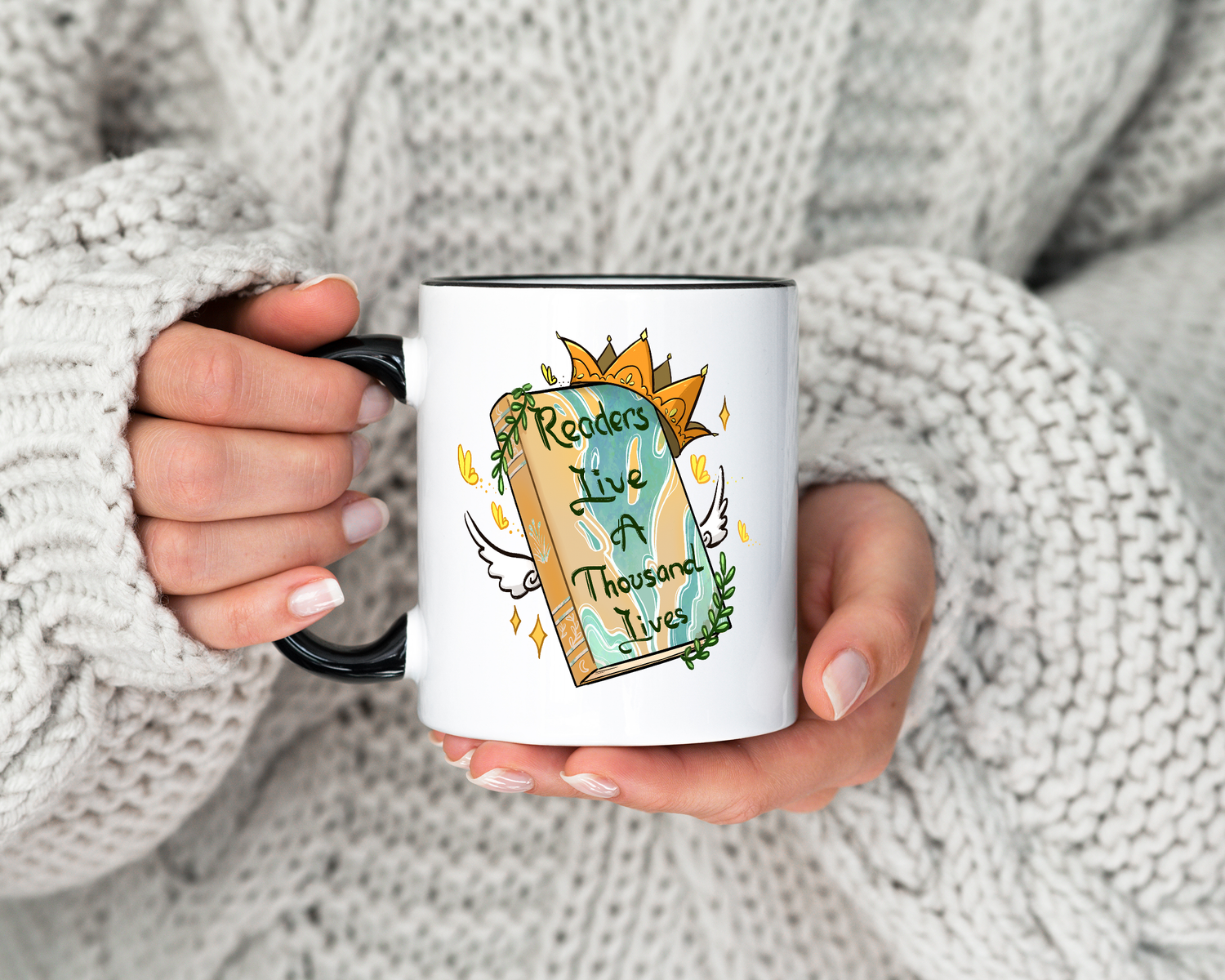 Bookish Mug - Readers live a thousand lives