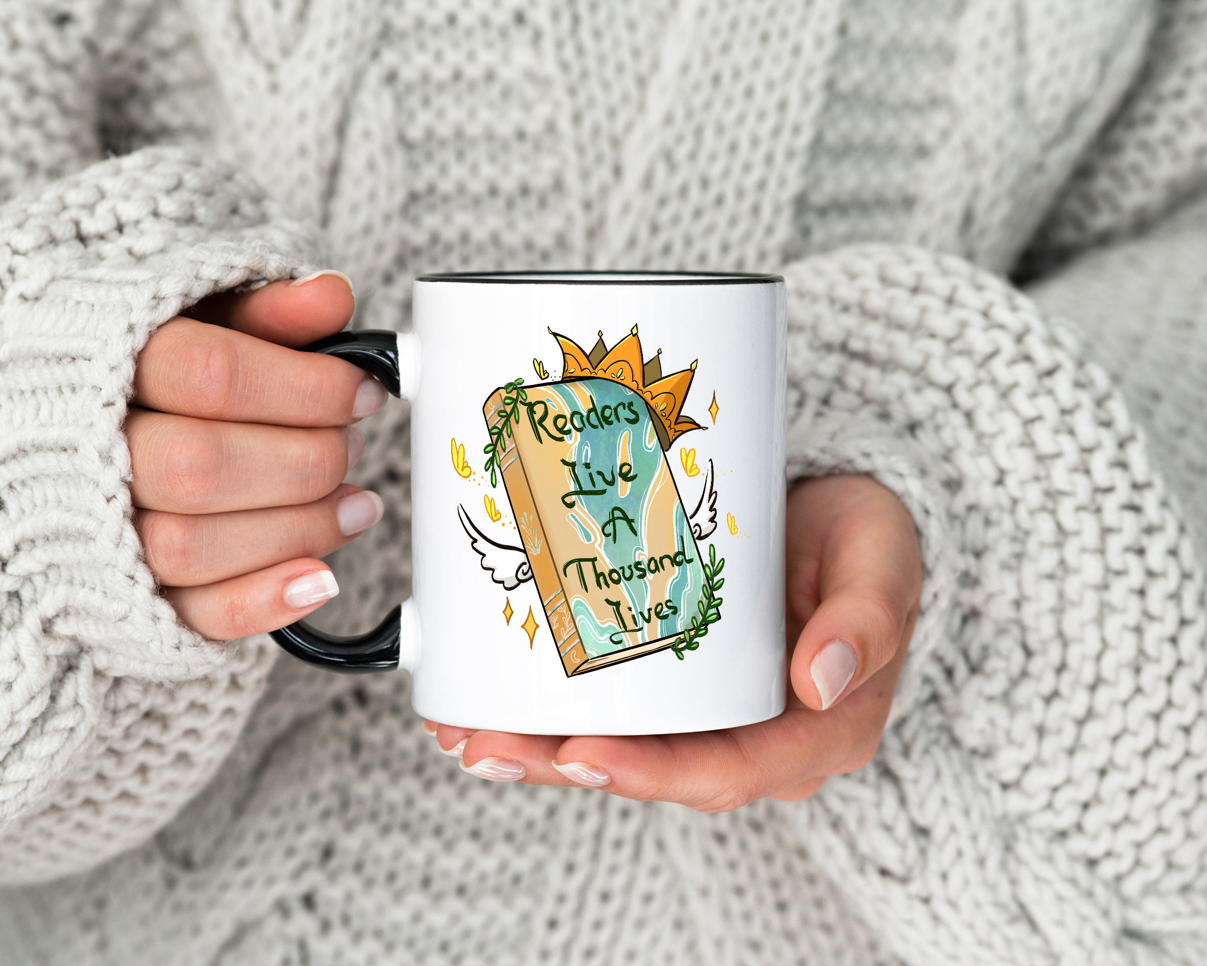 Bookish Mug - Readers live a thousand lives