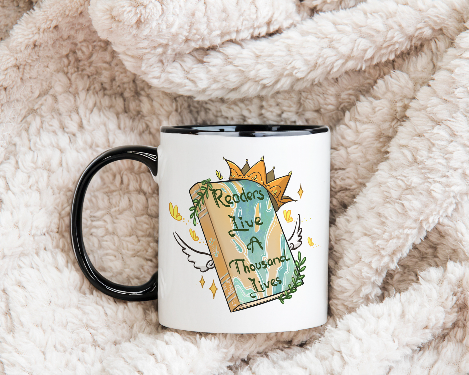 Bookish Mug - Readers live a thousand lives