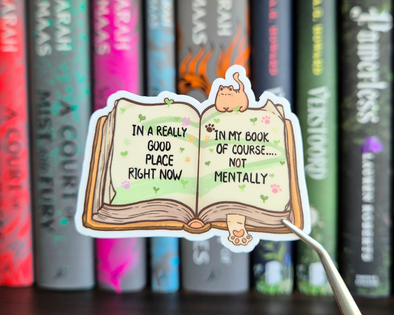 Bookish Sticker - In a really good place