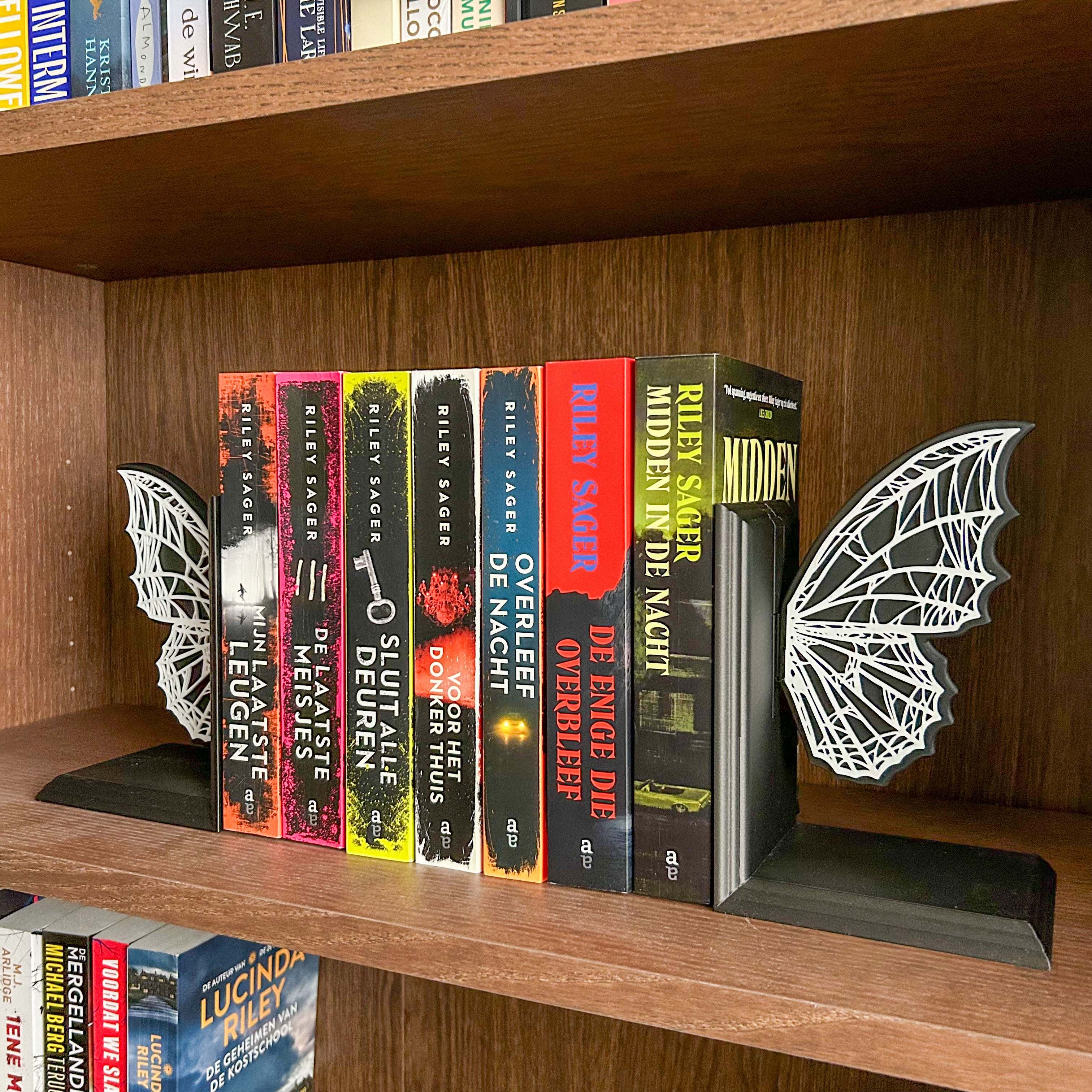 Bookends - Spiderweb Butterfly Wings