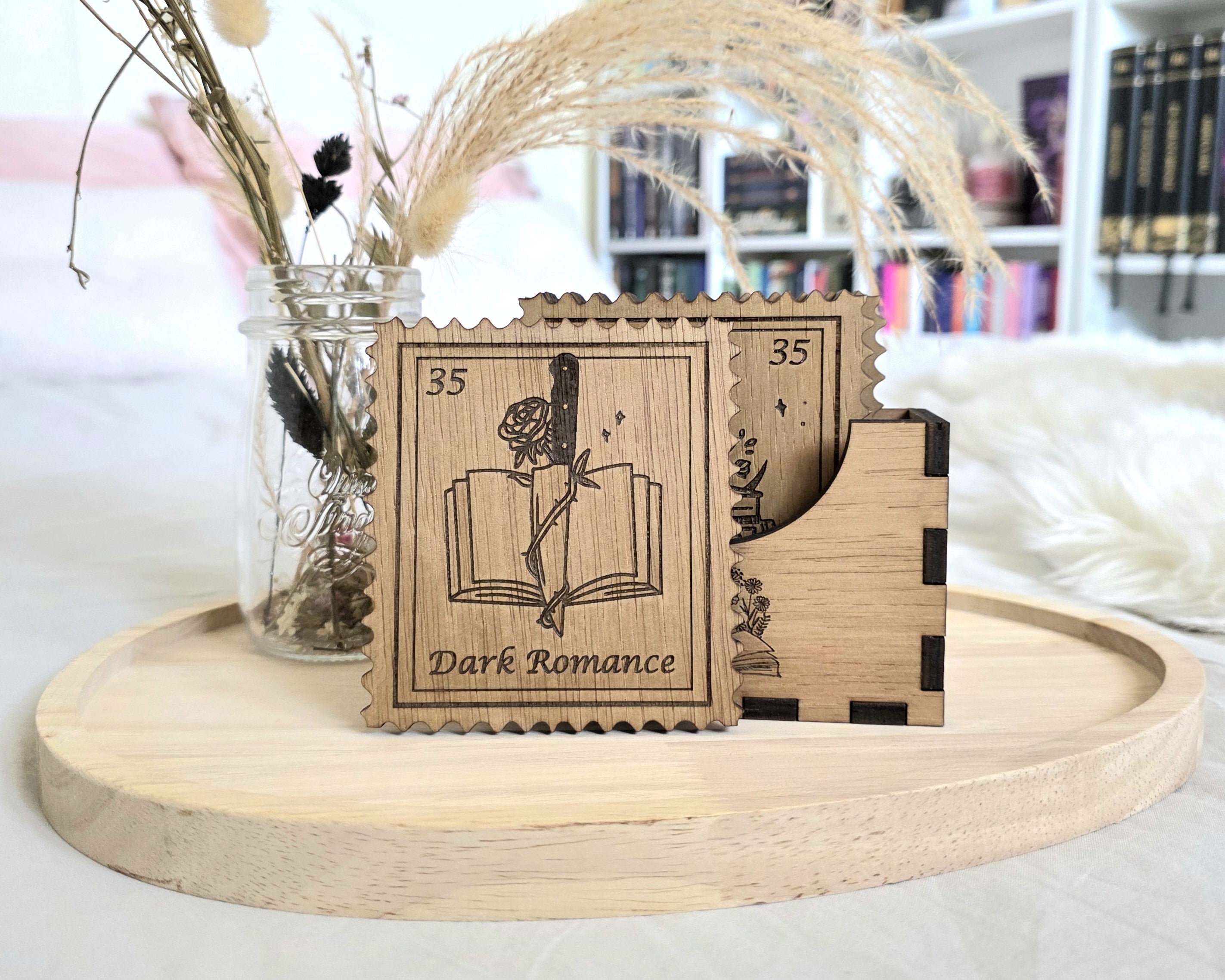 Bookish Postzegel Onderzetter - Dark Romance