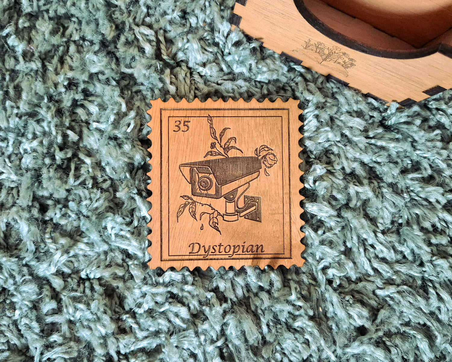 Bookish Stamp Coaster - Dystopian