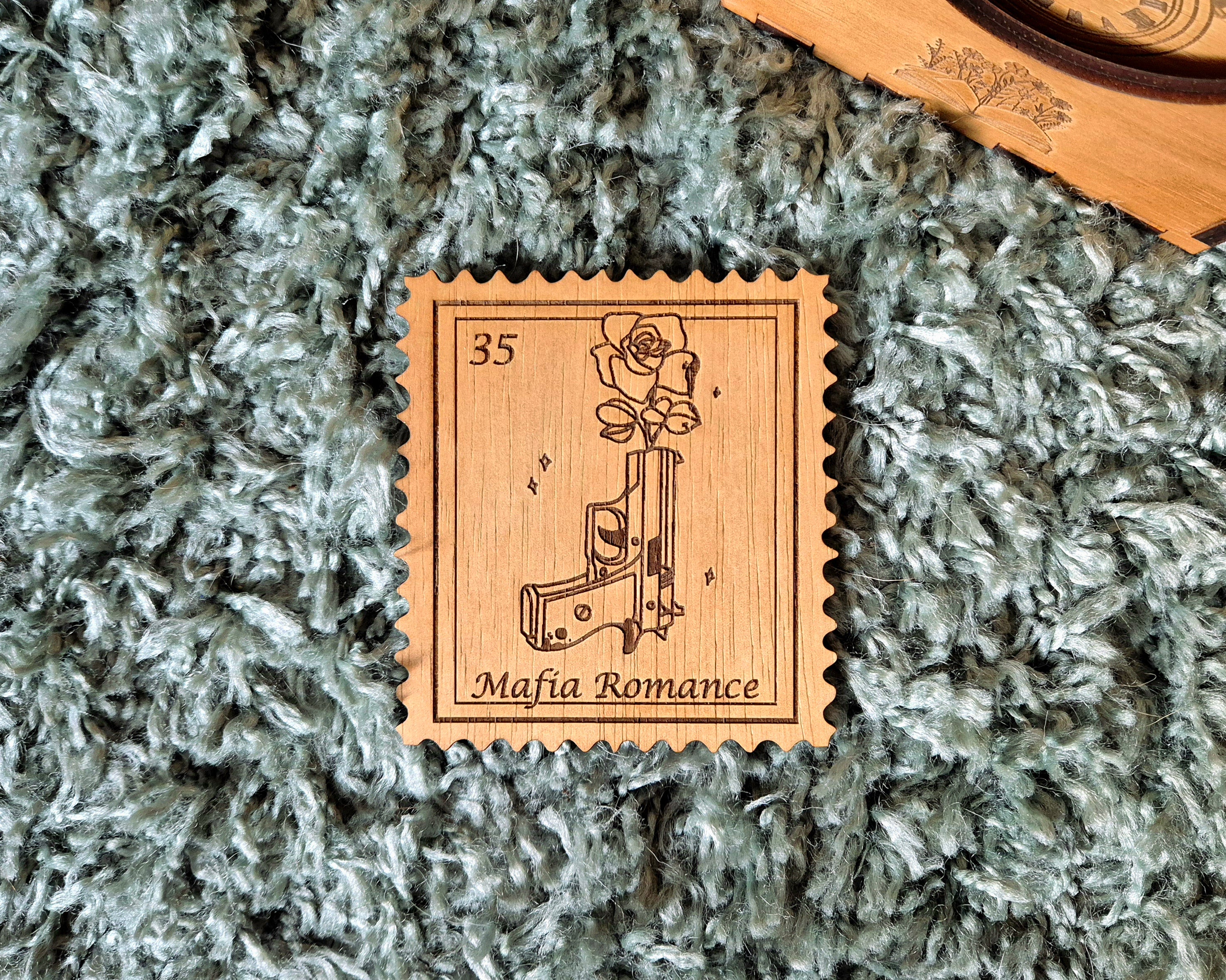 Bookish Stamp Coaster - Mafia Romance