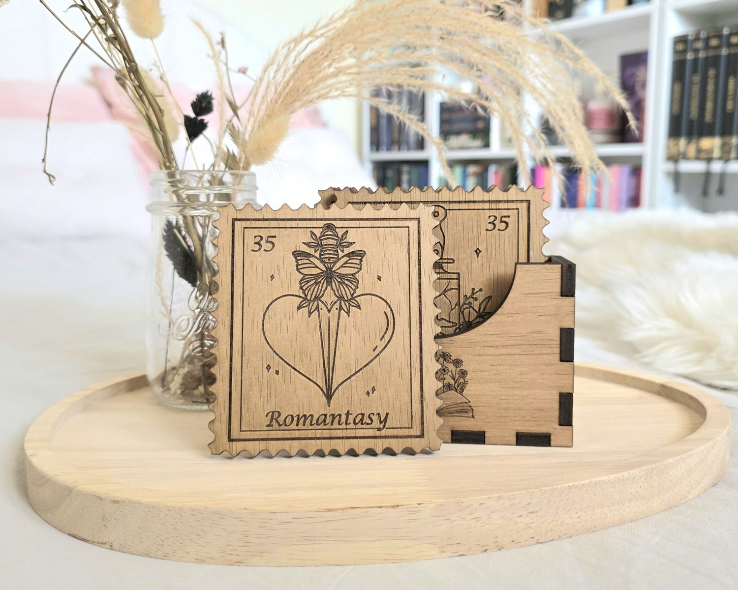 Bookish Stamp Coaster - Romantasy