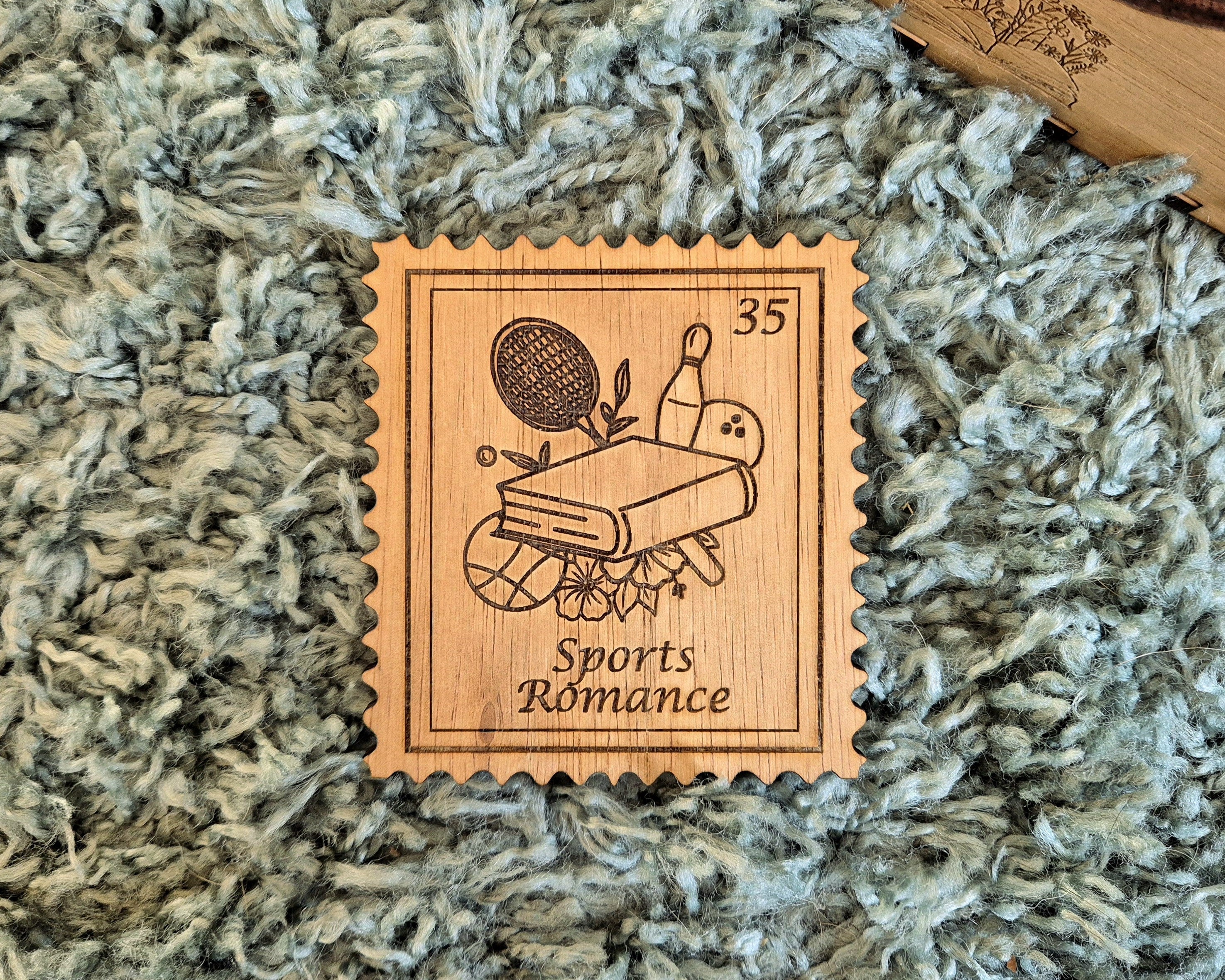 Bookish Stamp Coaster - Sports Romance