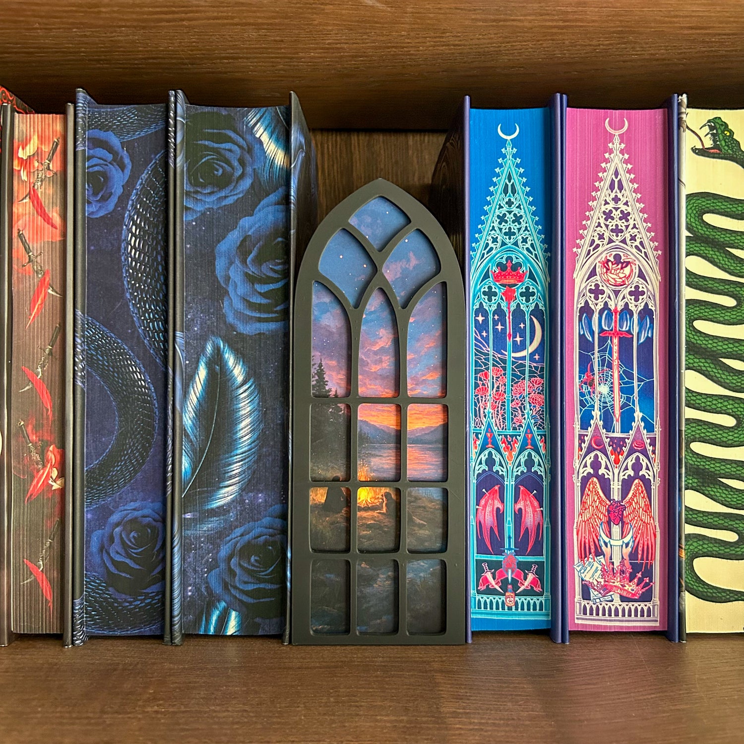 Booknook bookmark - Sunset Campfire