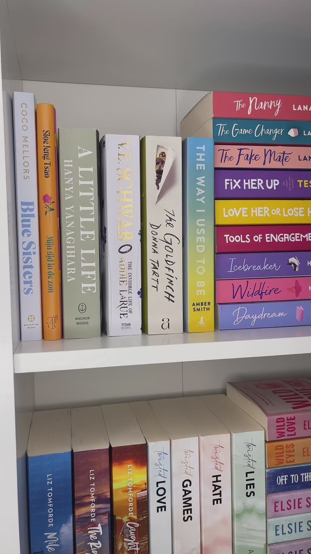 Bookshelf Peekout Sign - Fiction