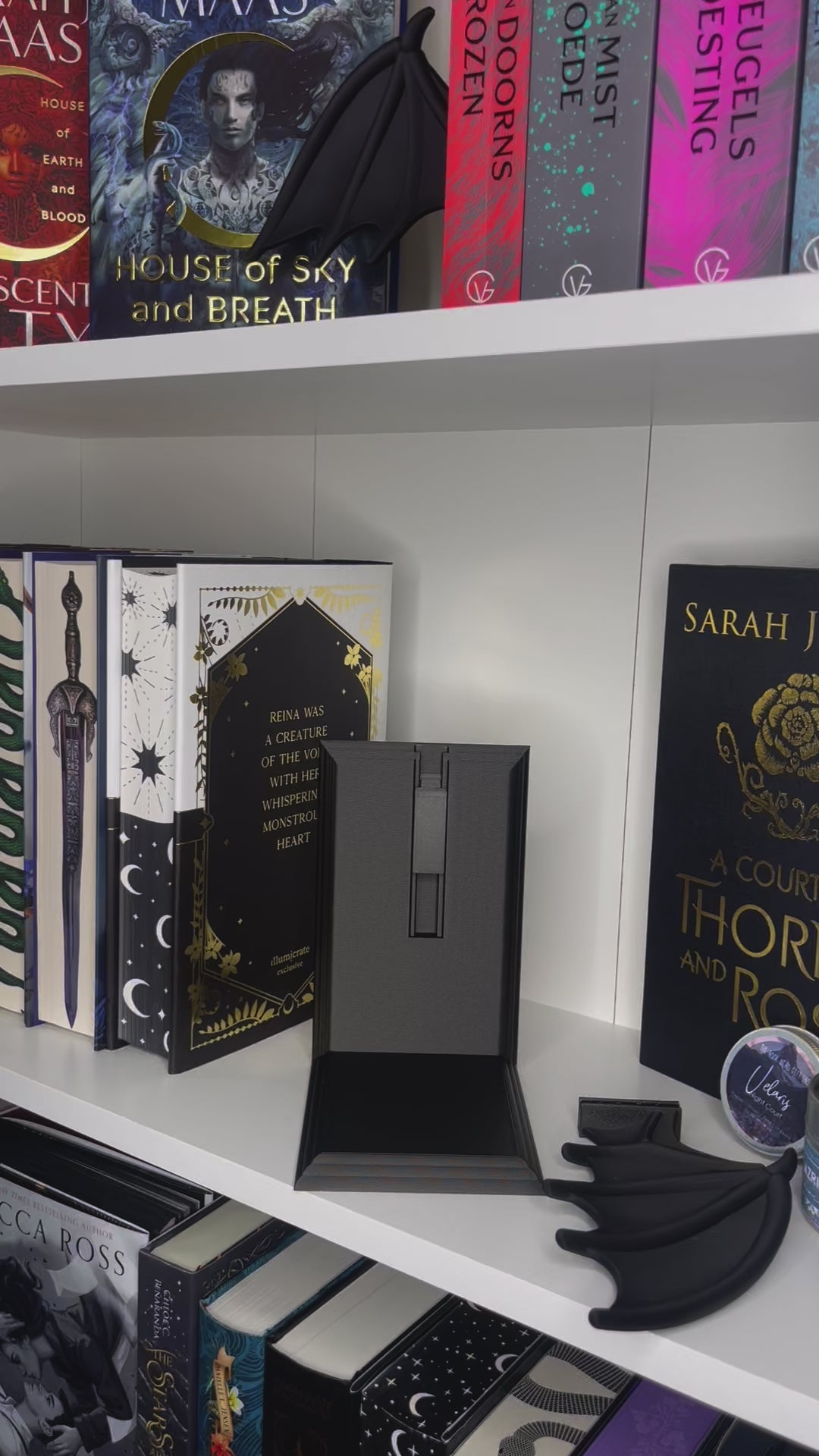 Bookends - Bat Wings